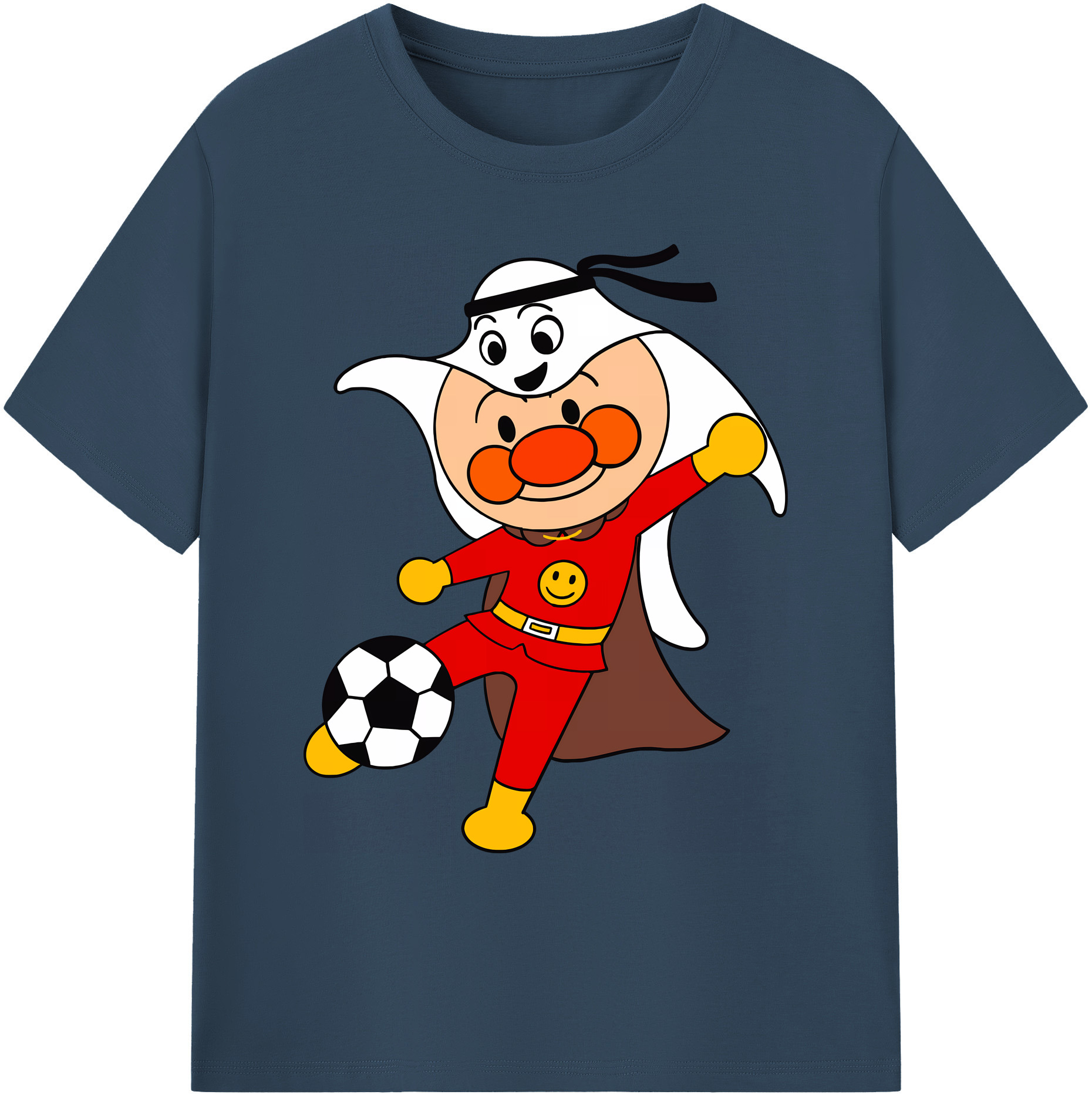 （画像用） アンパンマン Anpanman 綿100％ メンズ半袖Tシャツ｜肌触りやわらか＆通気性