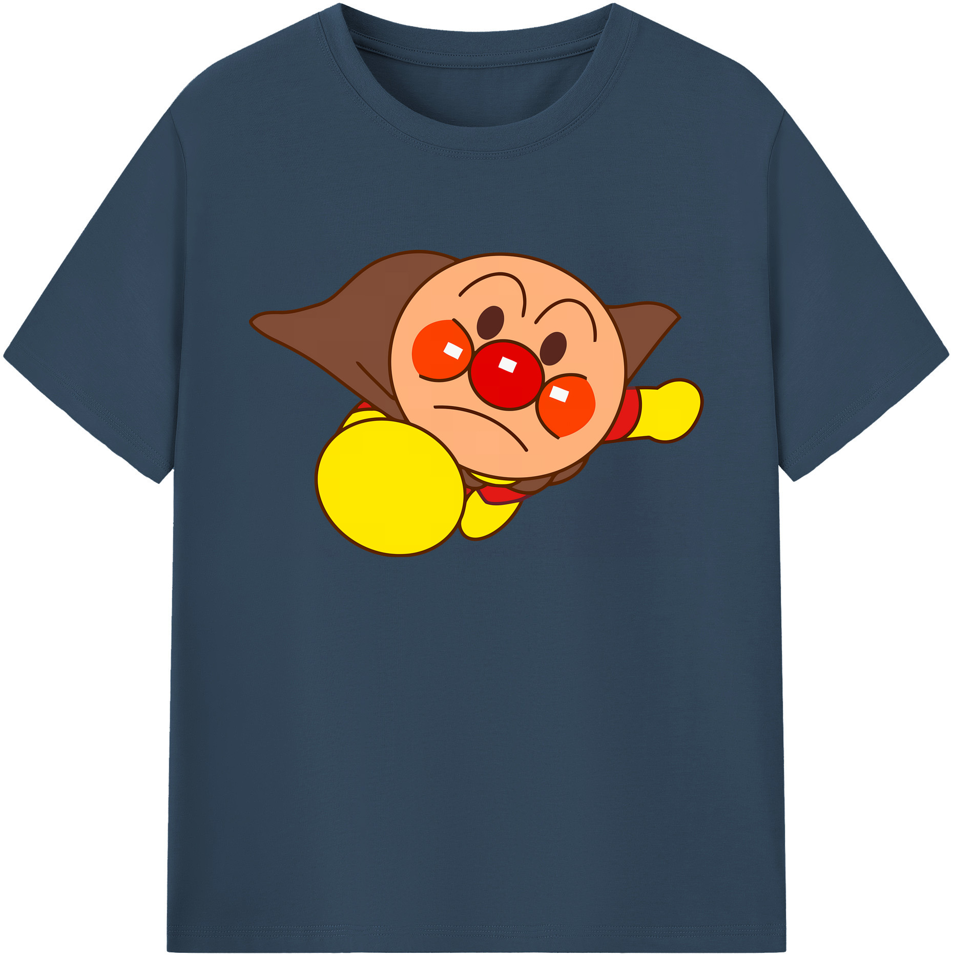 （画像用） アンパンマン Anpanman 綿100％ メンズ半袖Tシャツ｜肌触りやわらか＆通気性