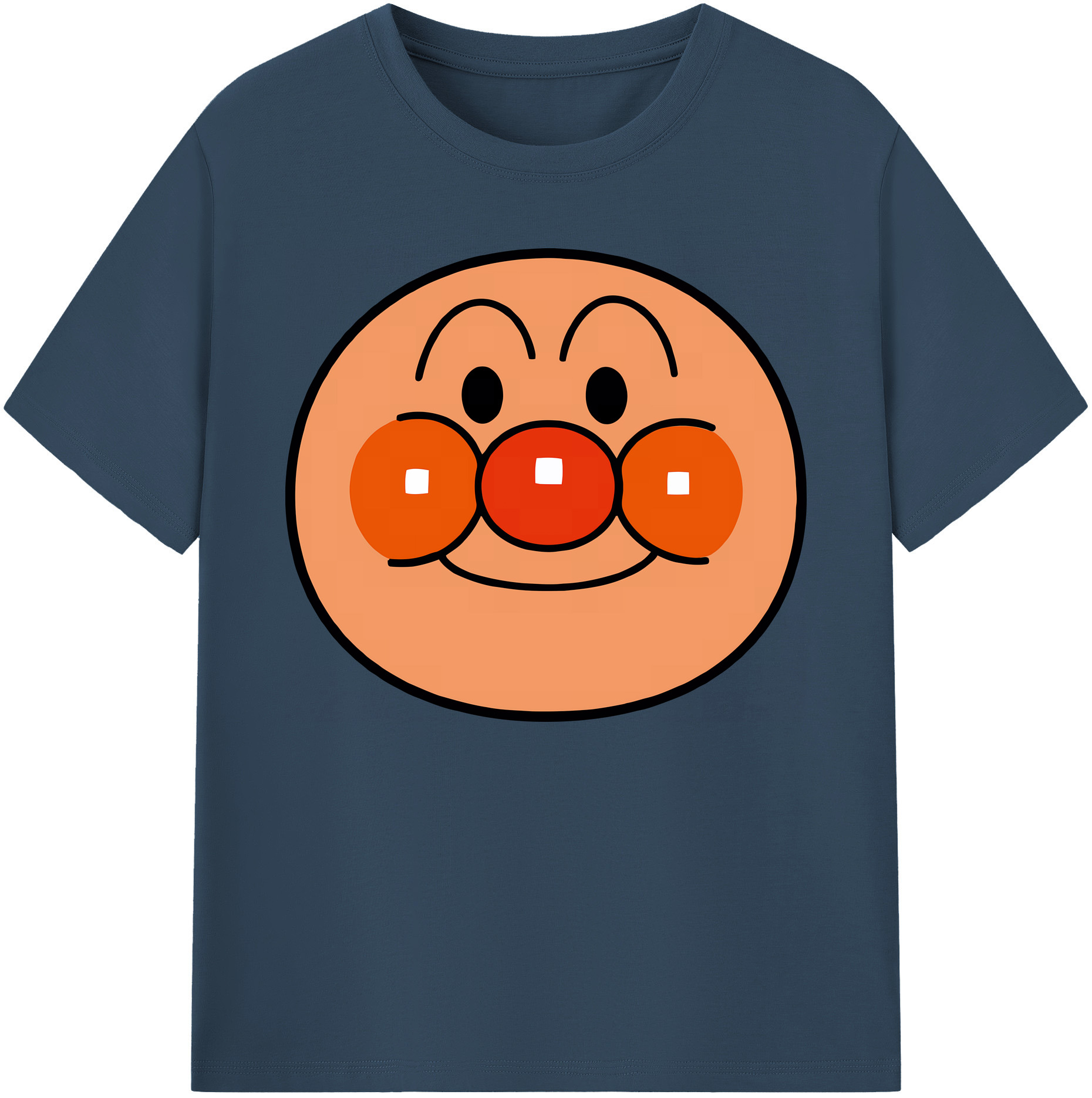 （画像用） アンパンマン Anpanman 綿100％ メンズ半袖Tシャツ｜肌触りやわらか＆通気性