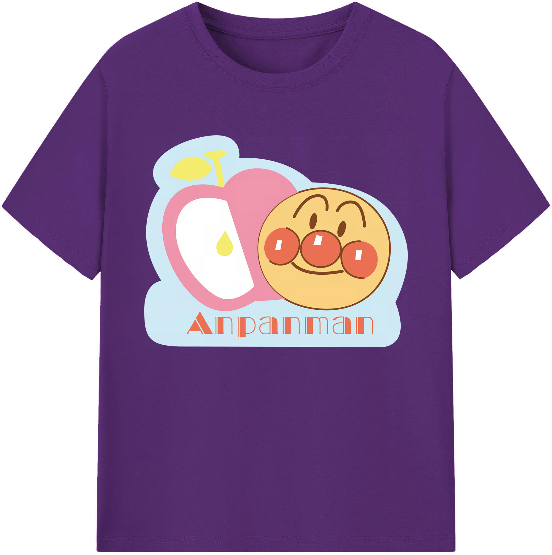 （画像用） アンパンマン Anpanman 綿100％ メンズ半袖Tシャツ｜肌触りやわらか＆通気性