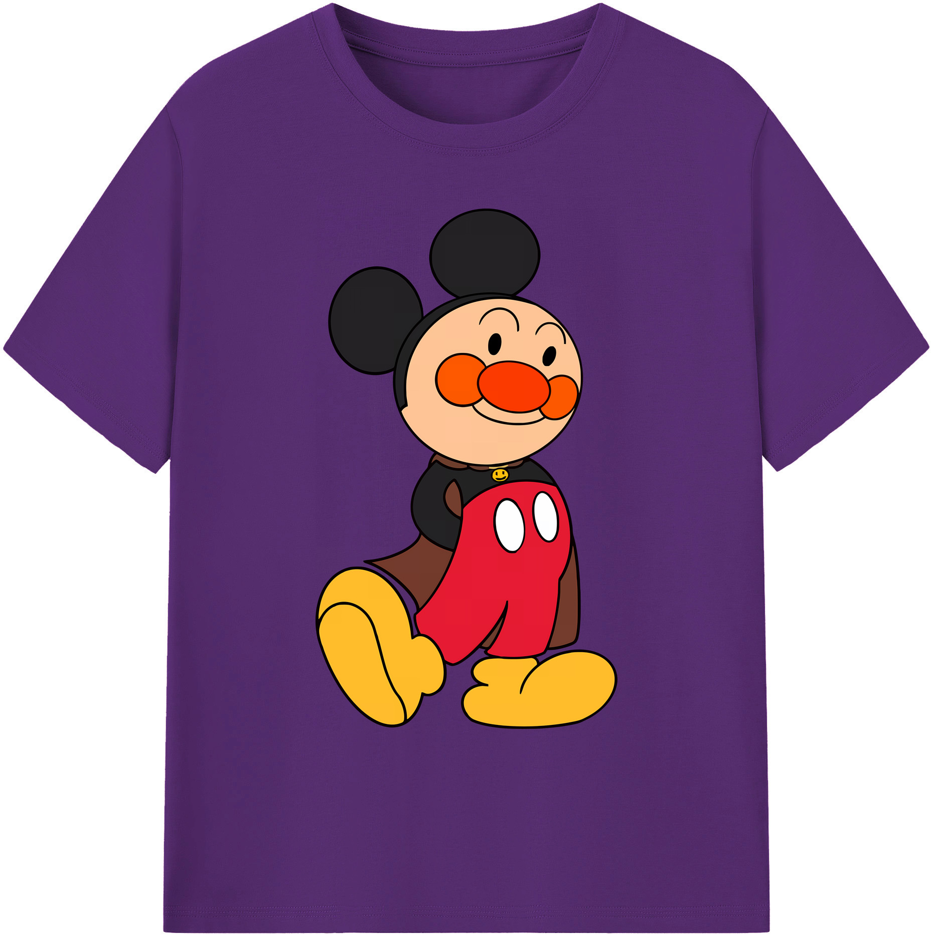 （画像用） アンパンマン Anpanman 綿100％ メンズ半袖Tシャツ｜肌触りやわらか＆通気性