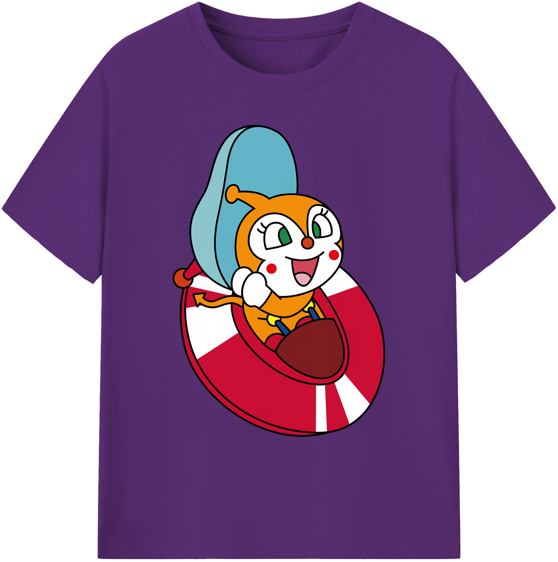 （画像用） アンパンマン Anpanman 綿100％ メンズ半袖Tシャツ｜肌触りやわらか＆通気性
