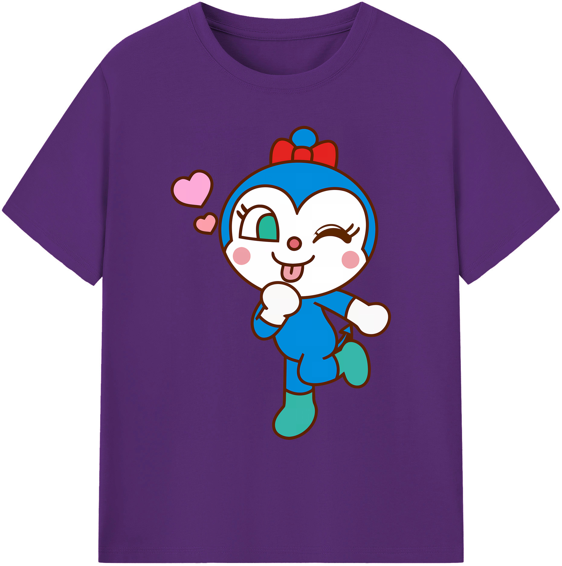 （画像用） アンパンマン Anpanman 綿100％ メンズ半袖Tシャツ｜肌触りやわらか＆通気性