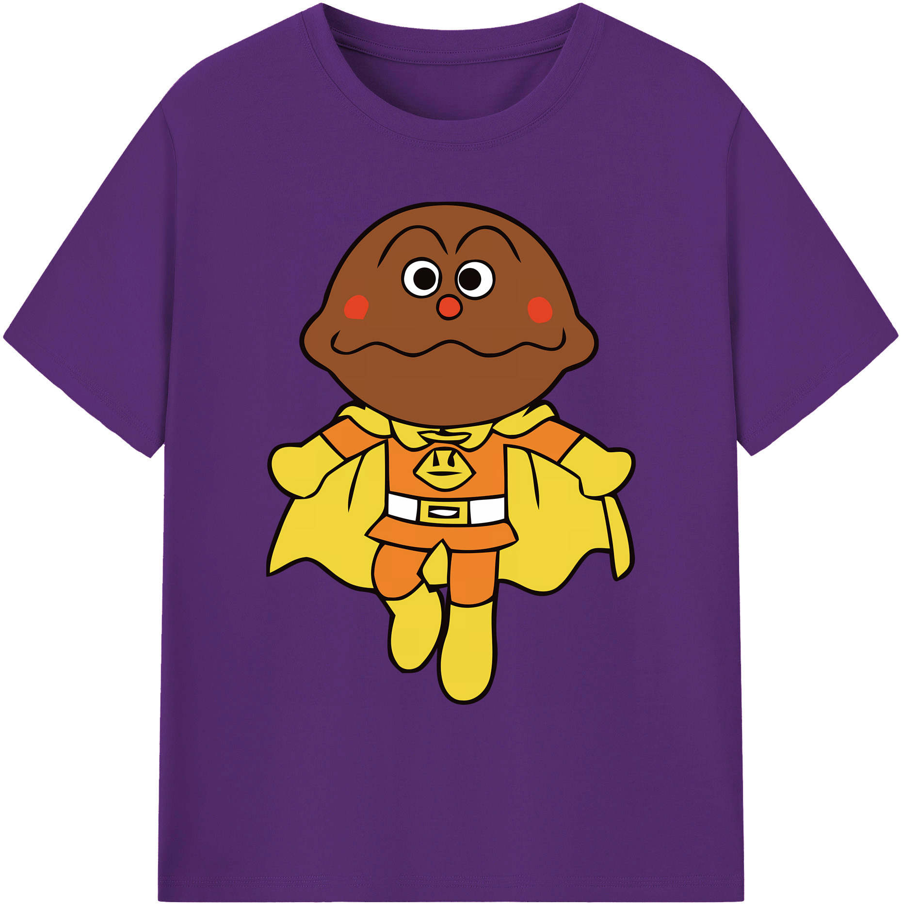 （画像用） アンパンマン Anpanman 綿100％ メンズ半袖Tシャツ｜肌触りやわらか＆通気性