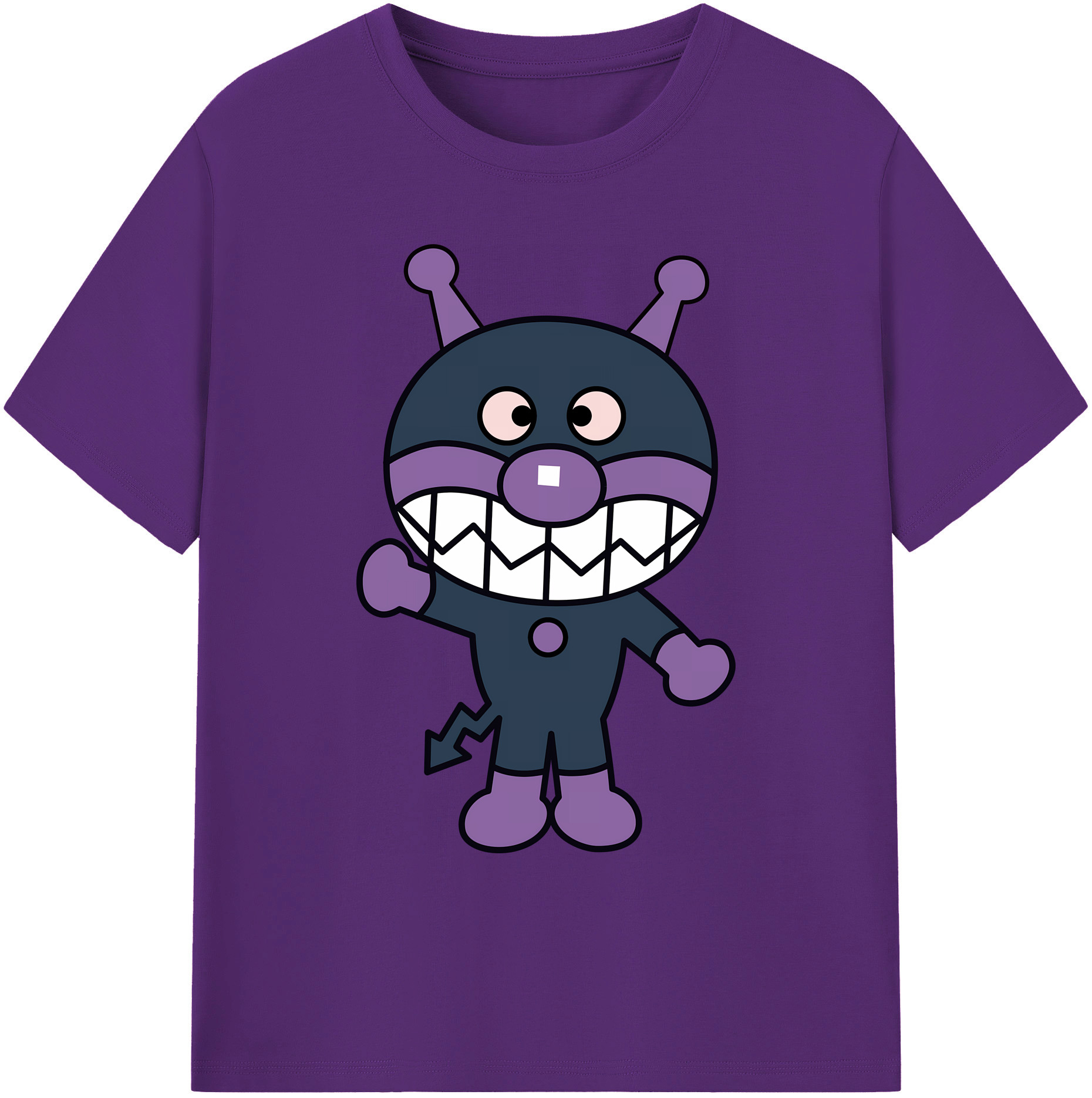 （画像用） アンパンマン Anpanman 綿100％ メンズ半袖Tシャツ｜肌触りやわらか＆通気性