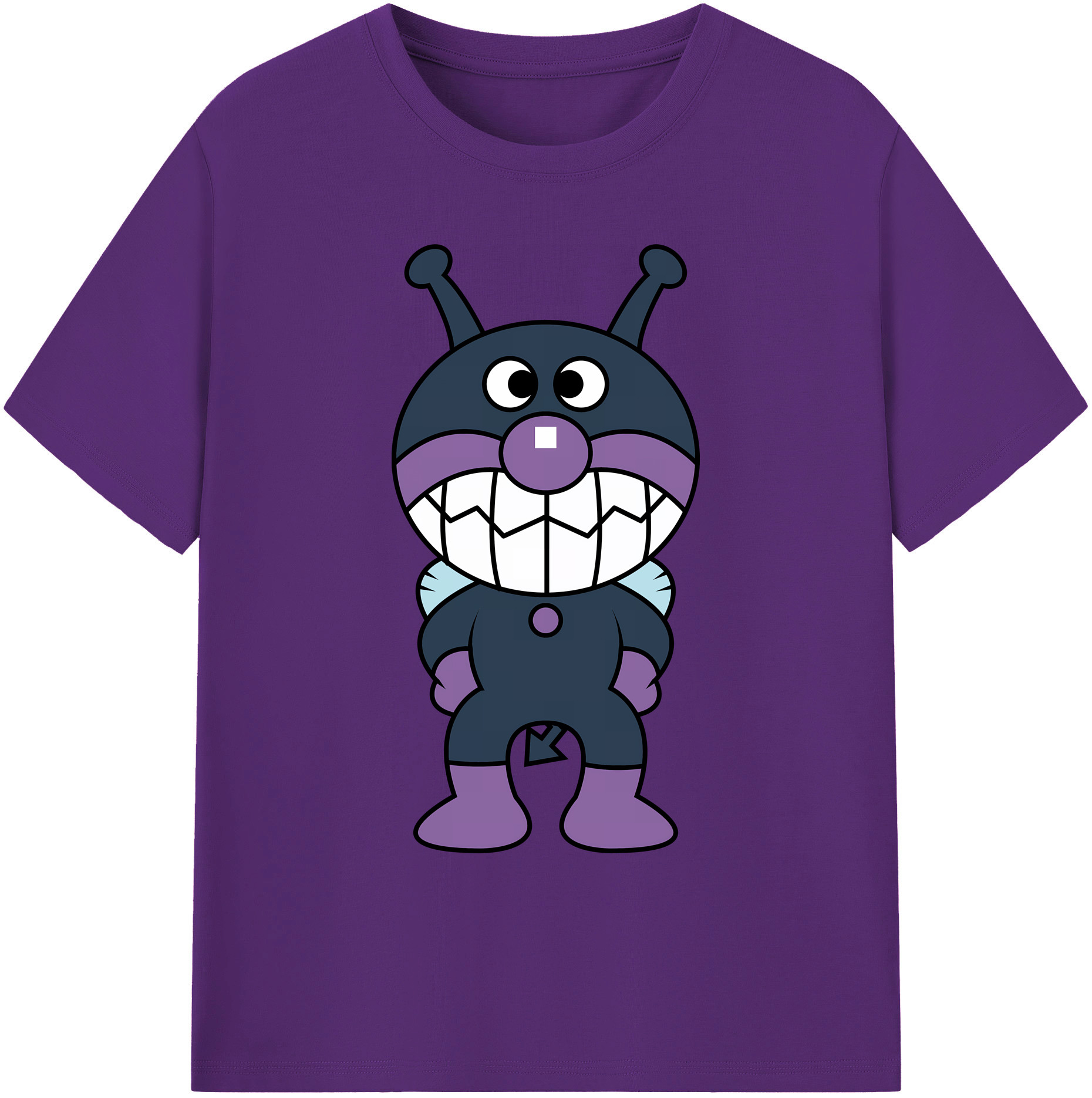 （画像用） アンパンマン Anpanman 綿100％ メンズ半袖Tシャツ｜肌触りやわらか＆通気性