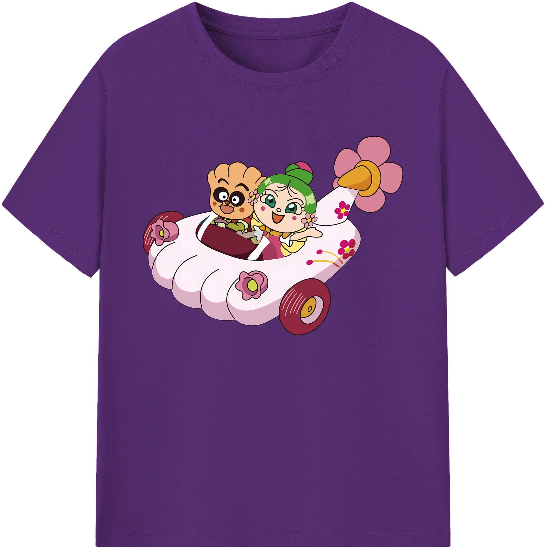 （画像用） アンパンマン Anpanman 綿100％ メンズ半袖Tシャツ｜肌触りやわらか＆通気性