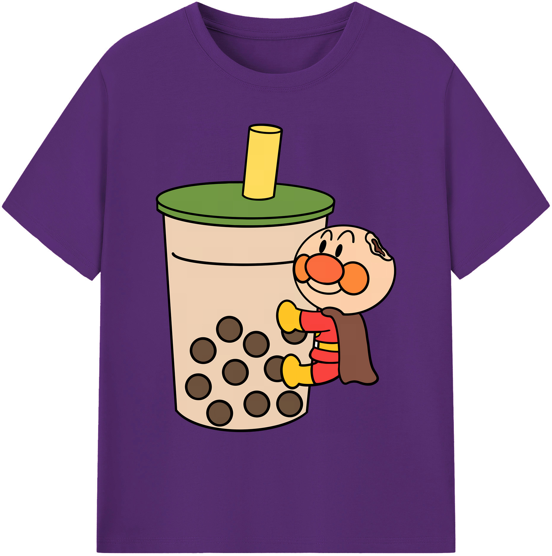 （画像用） アンパンマン Anpanman 綿100％ メンズ半袖Tシャツ｜肌触りやわらか＆通気性