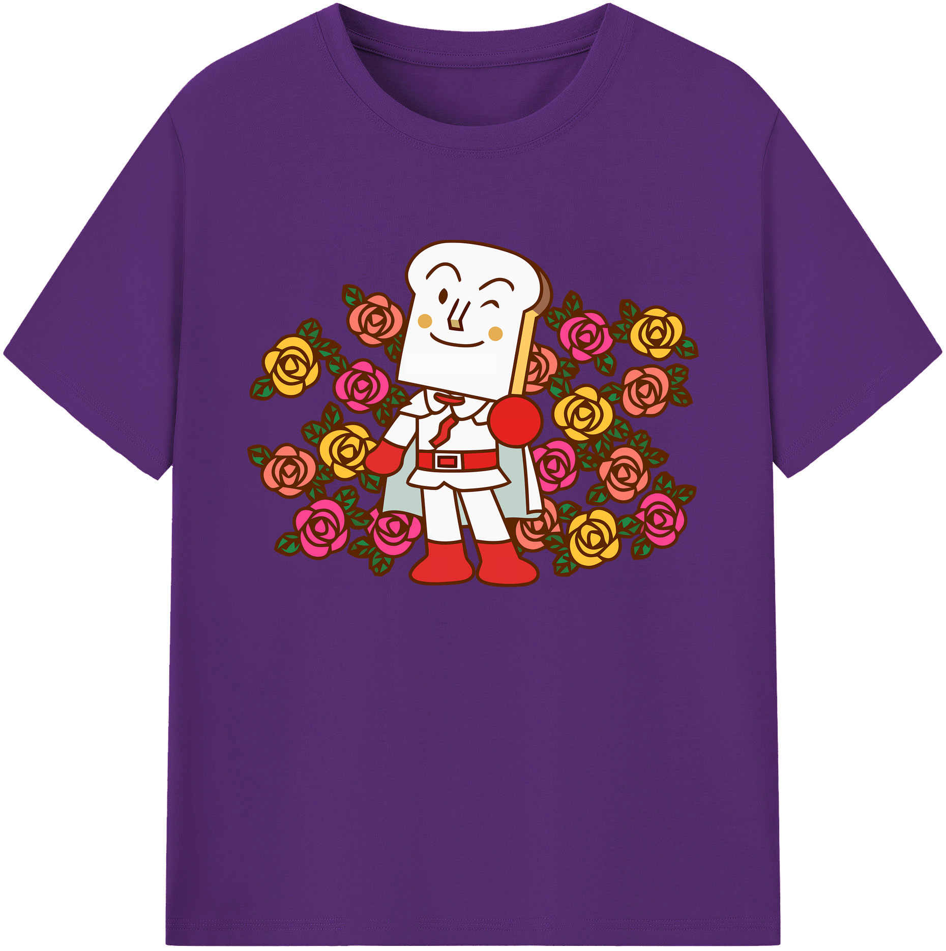 （画像用） アンパンマン Anpanman 綿100％ メンズ半袖Tシャツ｜肌触りやわらか＆通気性