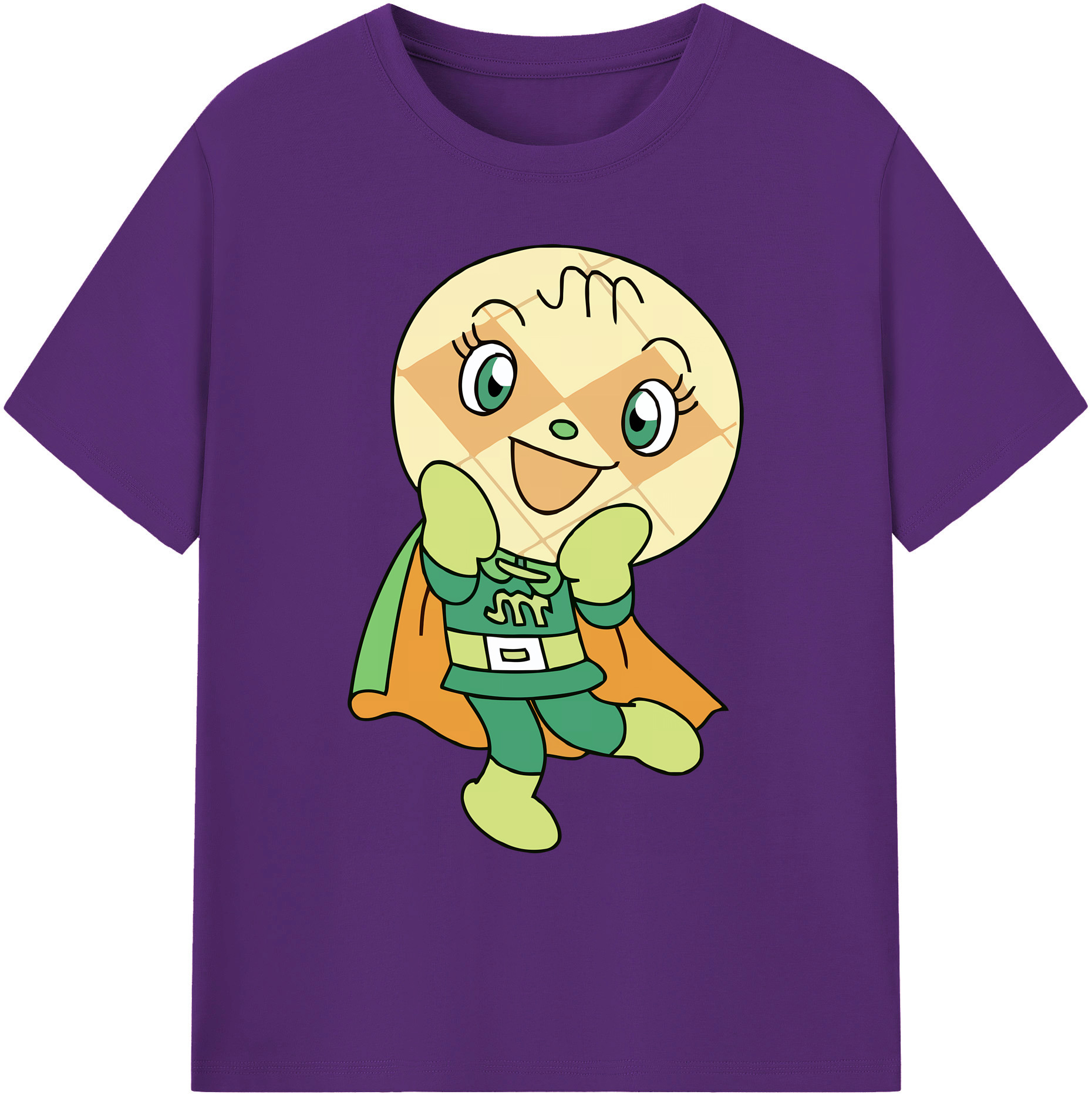 （画像用） アンパンマン Anpanman 綿100％ メンズ半袖Tシャツ｜肌触りやわらか＆通気性