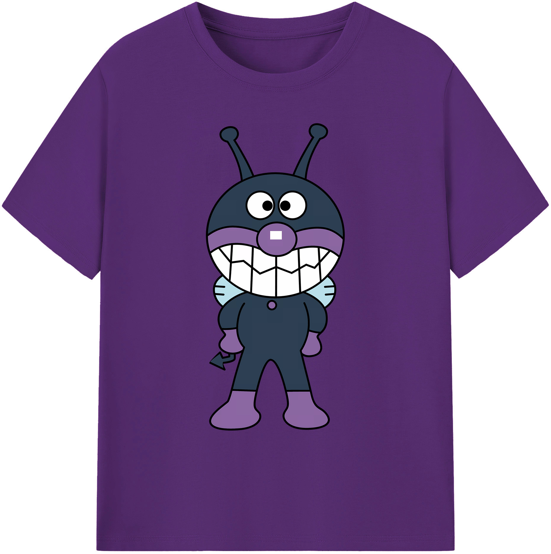 （画像用） アンパンマン Anpanman 綿100％ メンズ半袖Tシャツ｜肌触りやわらか＆通気性
