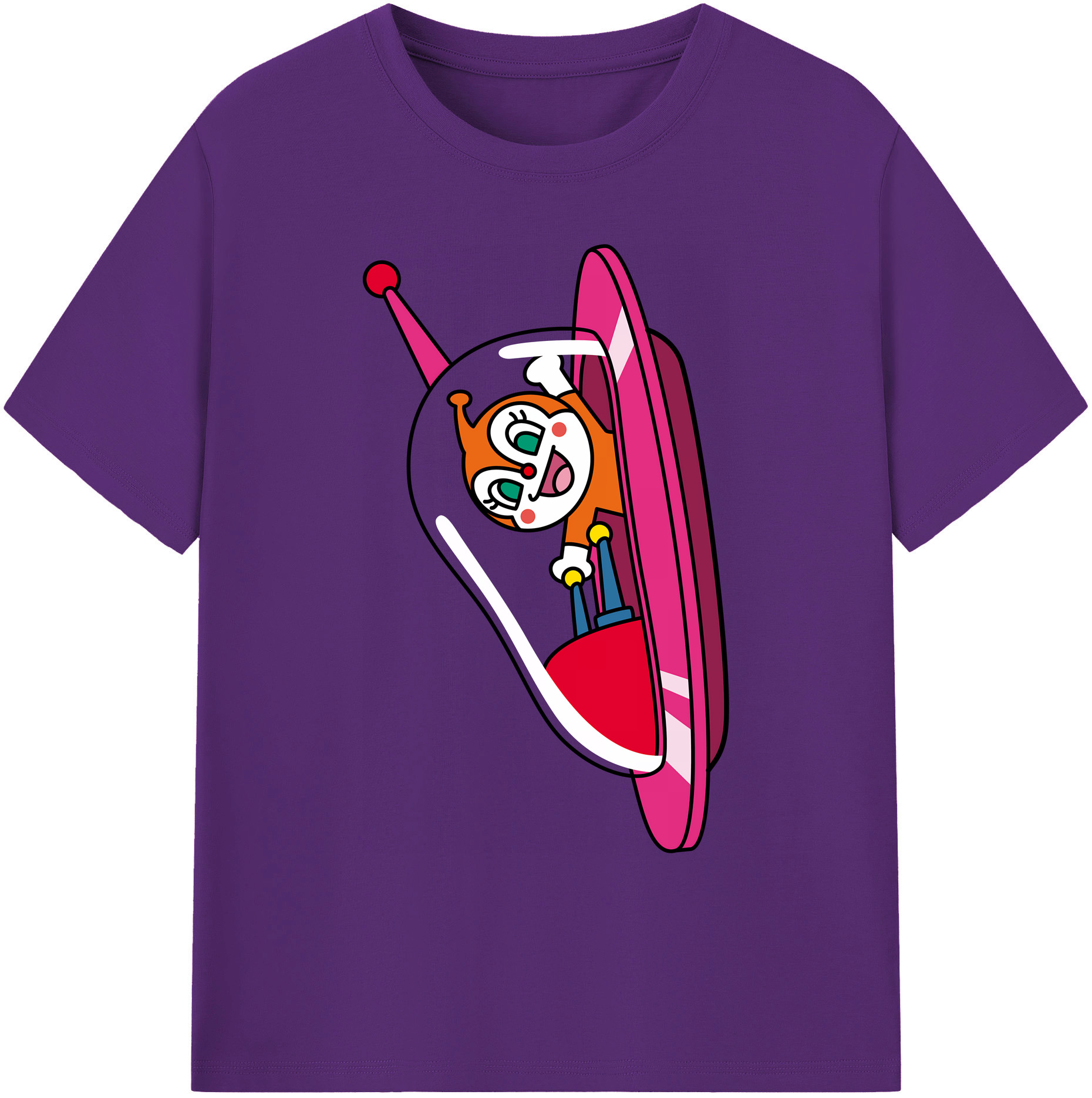 （画像用） アンパンマン Anpanman 綿100％ メンズ半袖Tシャツ｜肌触りやわらか＆通気性