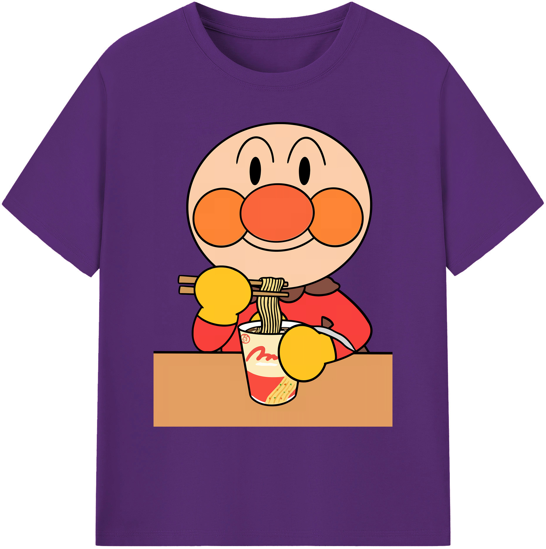 （画像用） アンパンマン Anpanman 綿100％ メンズ半袖Tシャツ｜肌触りやわらか＆通気性