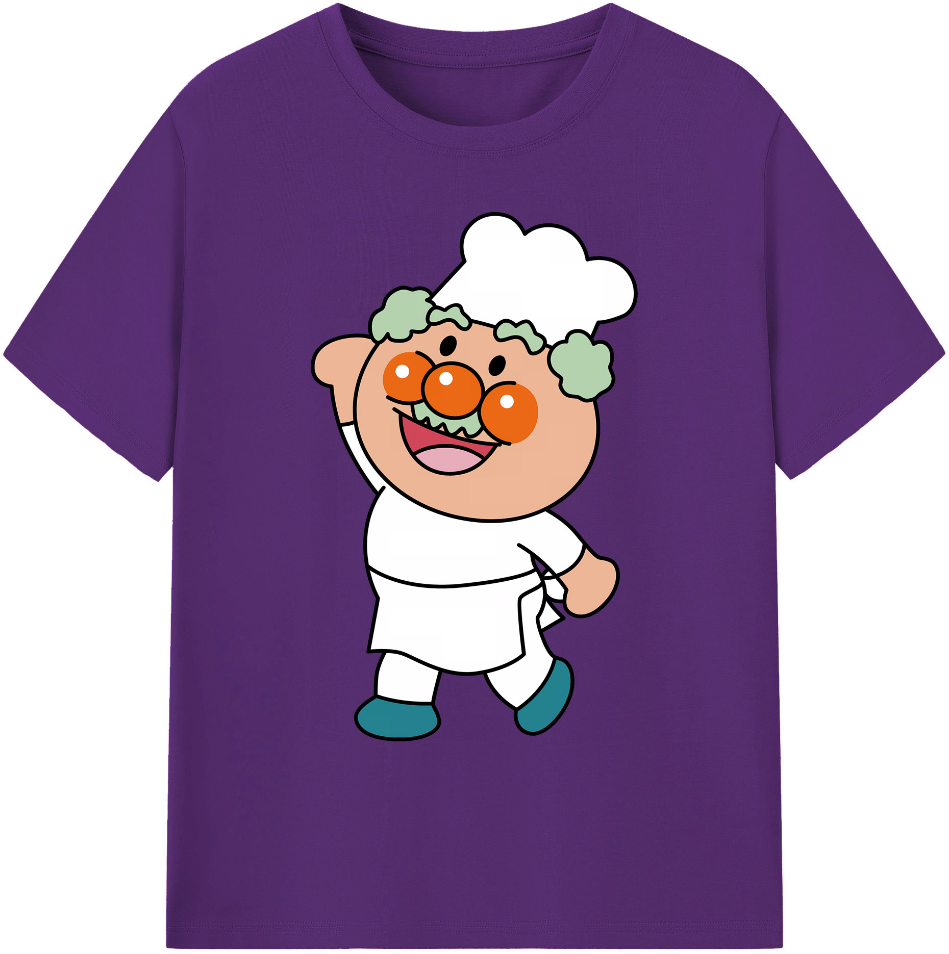 （画像用） アンパンマン Anpanman 綿100％ メンズ半袖Tシャツ｜肌触りやわらか＆通気性
