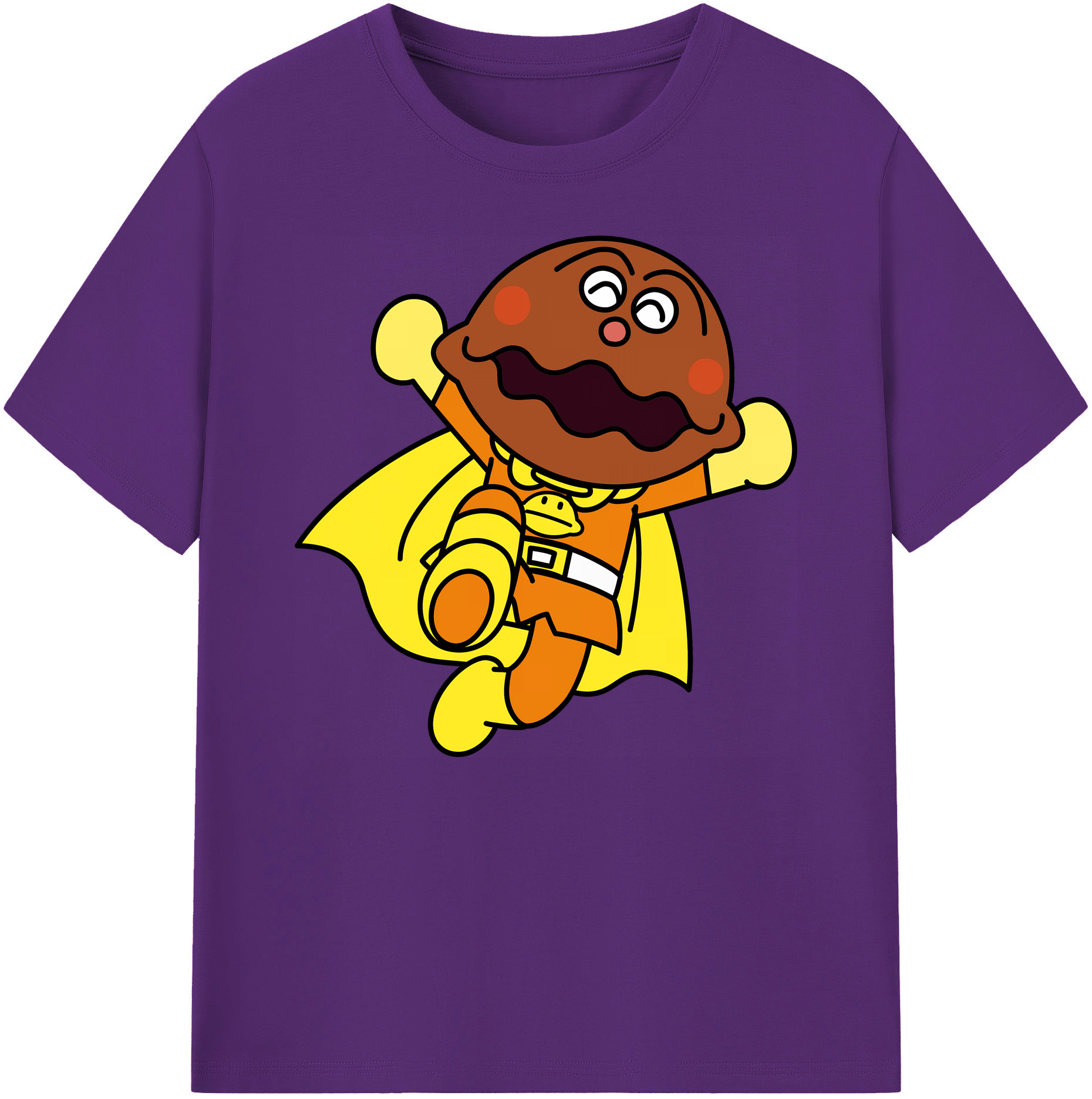 （画像用） アンパンマン Anpanman 綿100％ メンズ半袖Tシャツ｜肌触りやわらか＆通気性