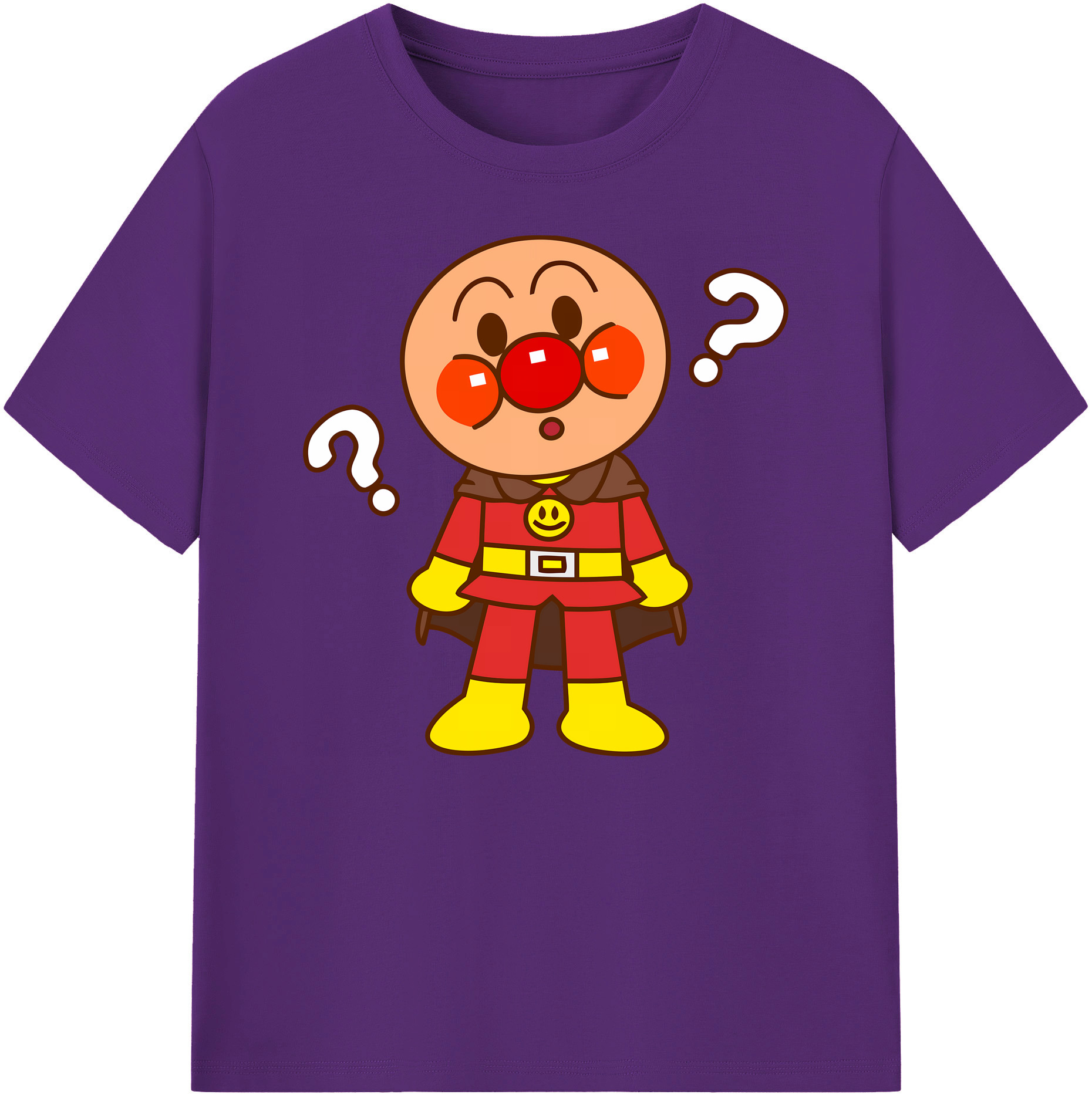 （画像用） アンパンマン Anpanman 綿100％ メンズ半袖Tシャツ｜肌触りやわらか＆通気性