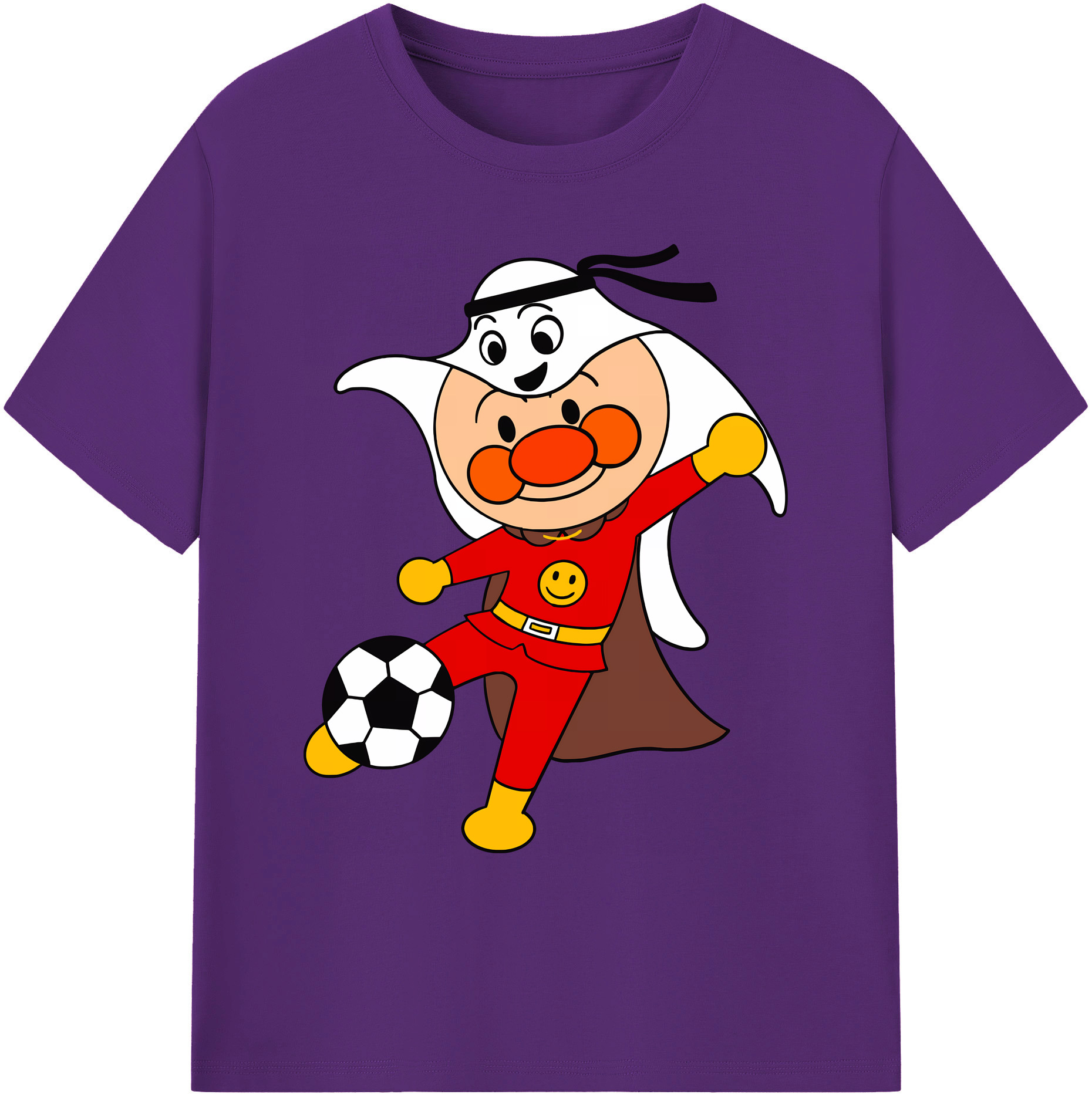 （画像用） アンパンマン Anpanman 綿100％ メンズ半袖Tシャツ｜肌触りやわらか＆通気性
