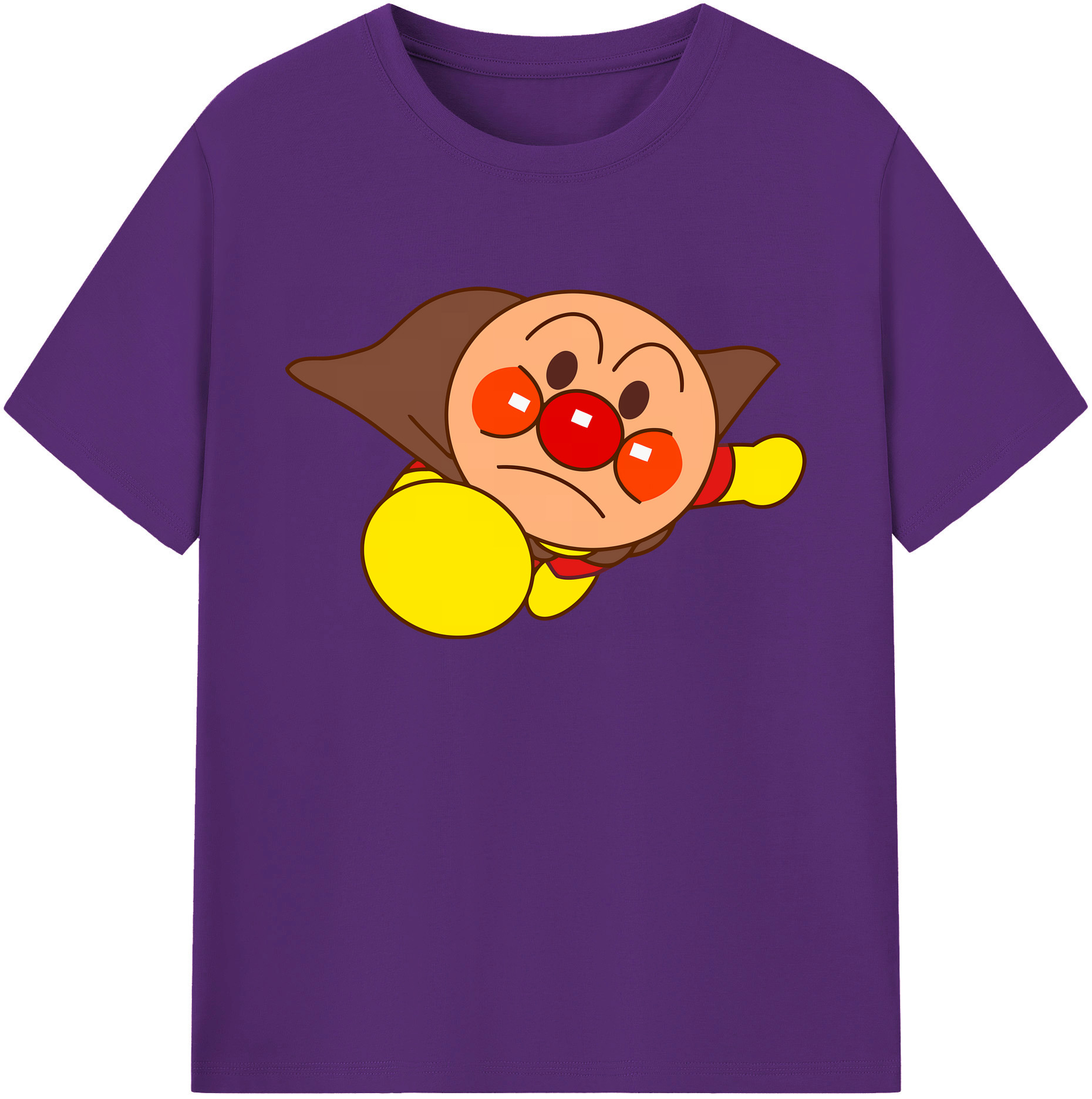 （画像用） アンパンマン Anpanman 綿100％ メンズ半袖Tシャツ｜肌触りやわらか＆通気性