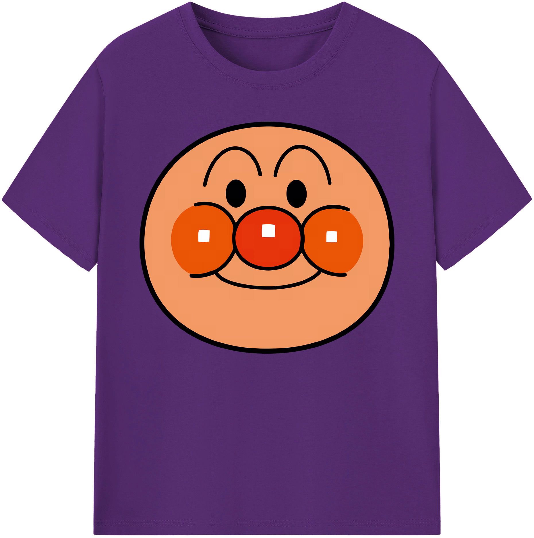 （画像用） アンパンマン Anpanman 綿100％ メンズ半袖Tシャツ｜肌触りやわらか＆通気性