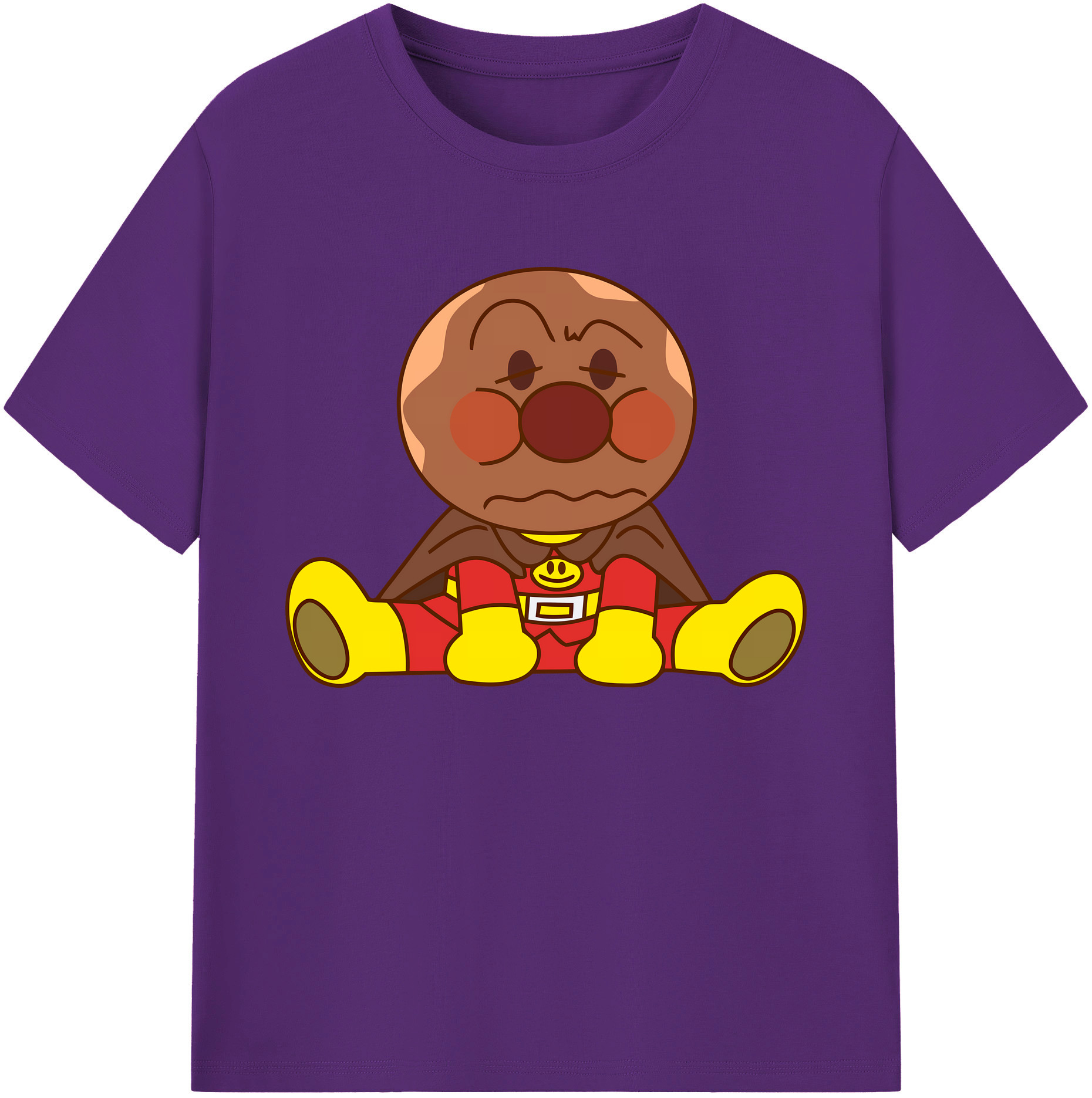 （画像用） アンパンマン Anpanman 綿100％ メンズ半袖Tシャツ｜肌触りやわらか＆通気性