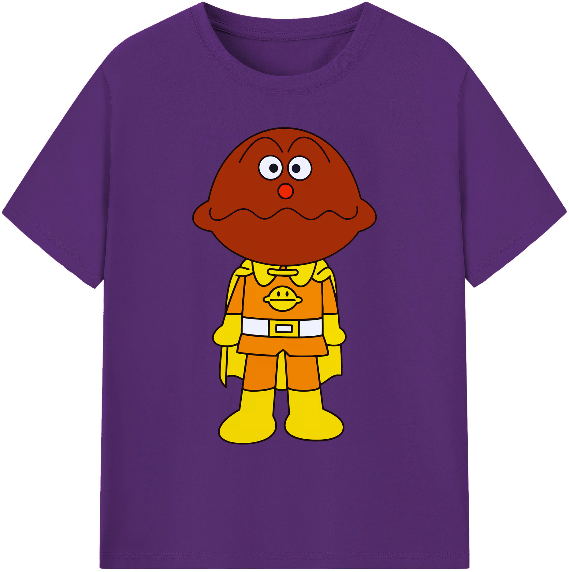 （画像用） アンパンマン Anpanman 綿100％ メンズ半袖Tシャツ｜肌触りやわらか＆通気性