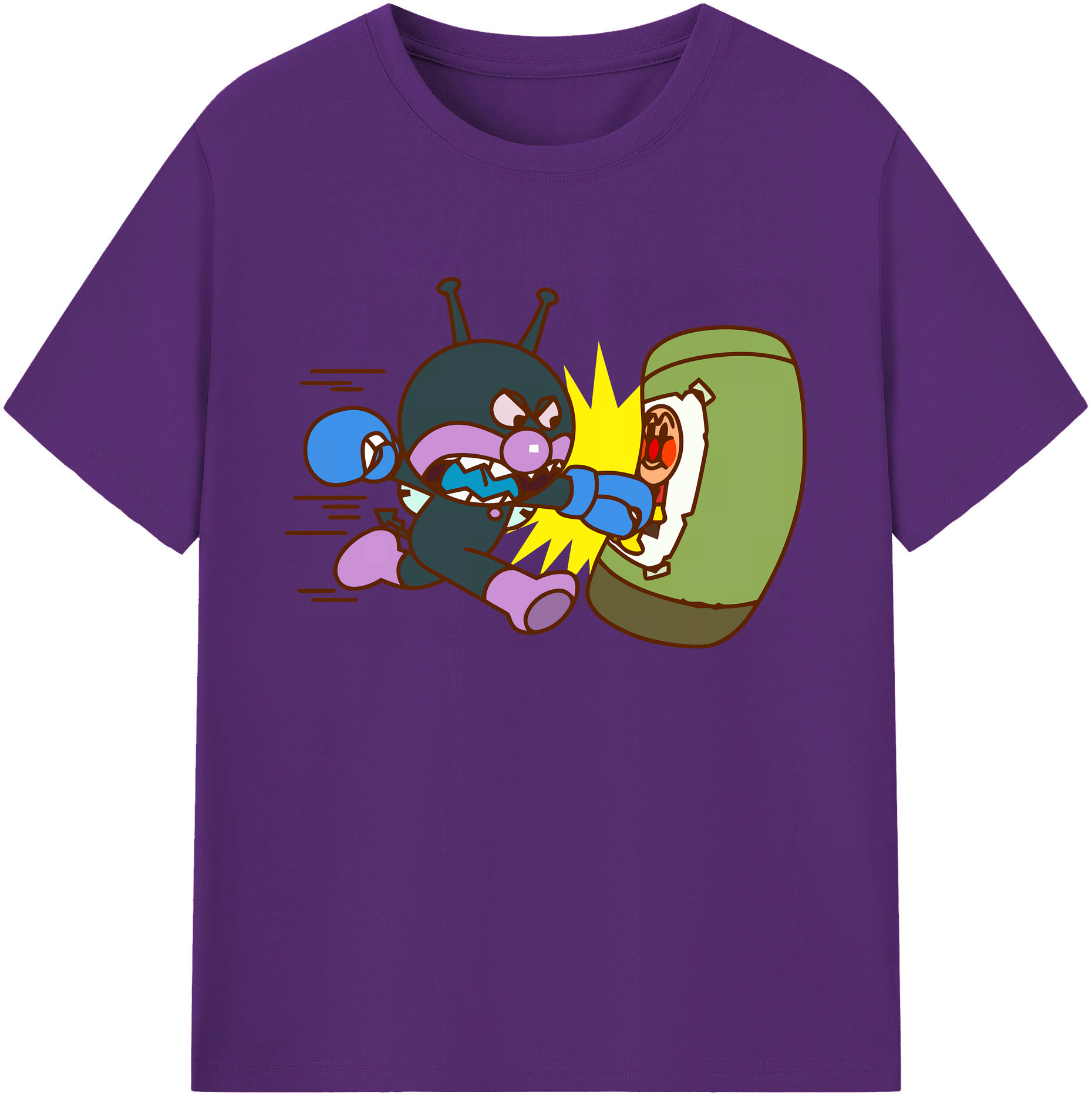 （画像用） アンパンマン Anpanman 綿100％ メンズ半袖Tシャツ｜肌触りやわらか＆通気性