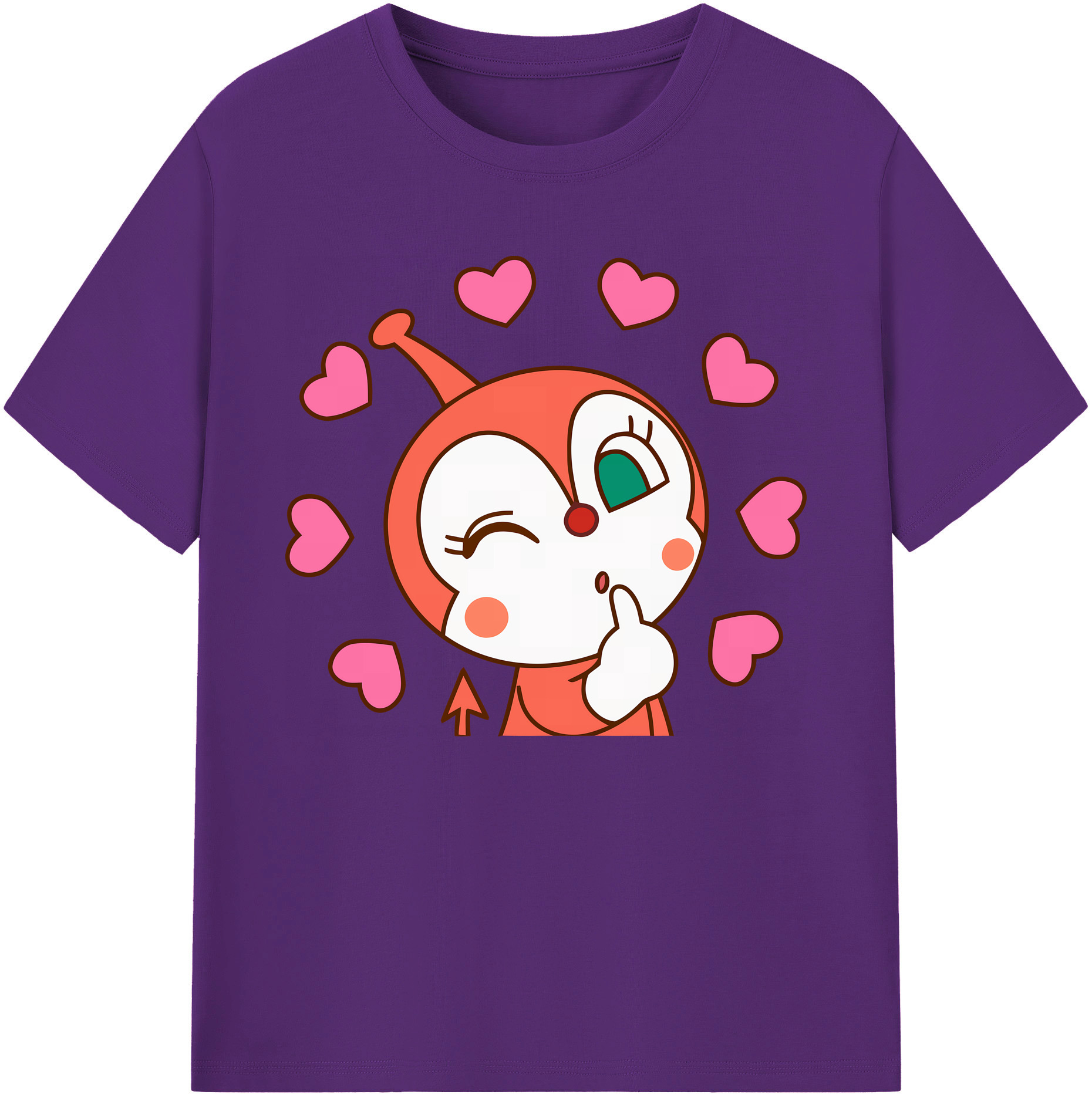 （画像用） アンパンマン Anpanman 綿100％ メンズ半袖Tシャツ｜肌触りやわらか＆通気性