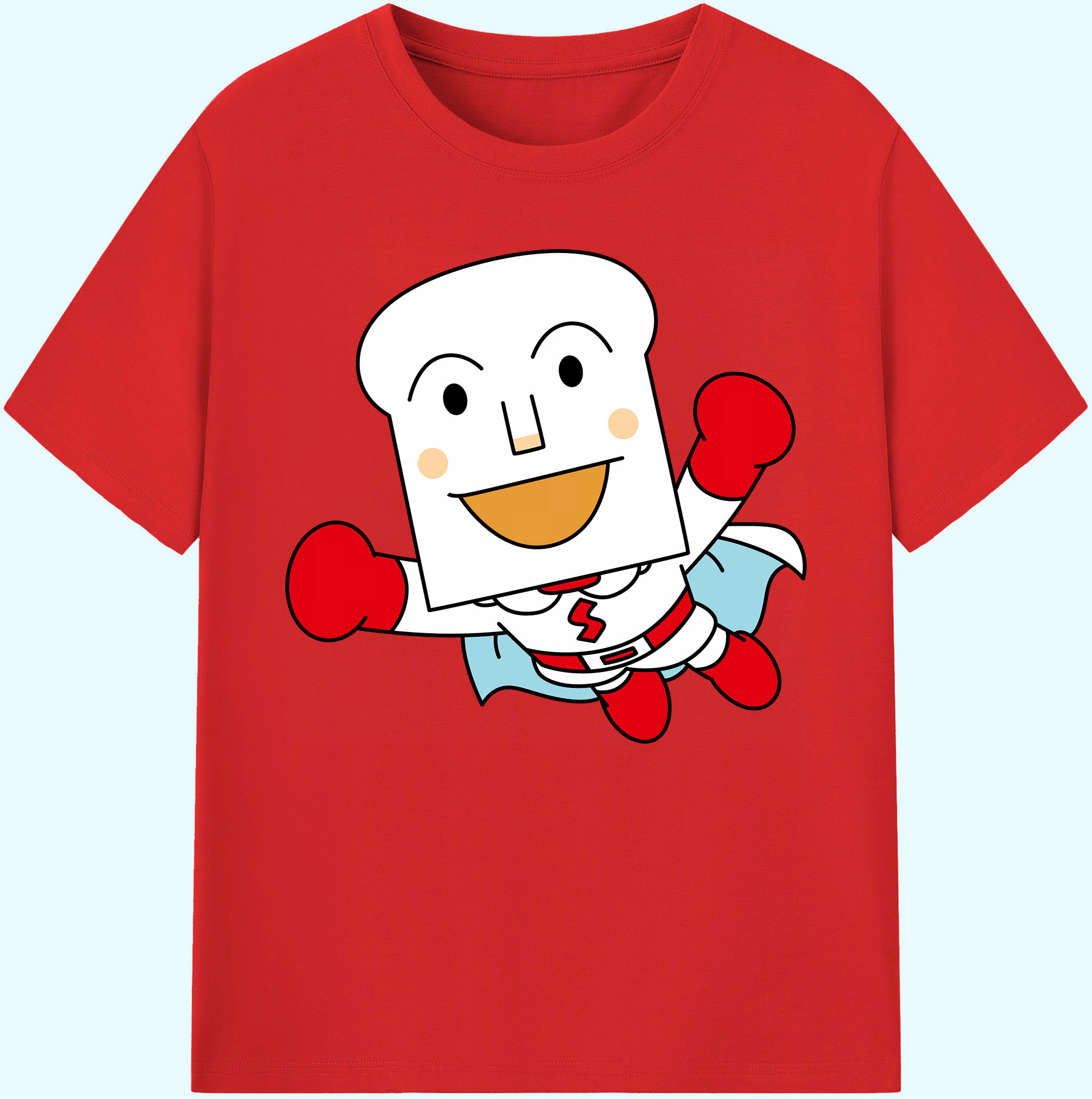 （画像用） アンパンマン Anpanman 綿100％ メンズ半袖Tシャツ｜肌触りやわらか＆通気性
