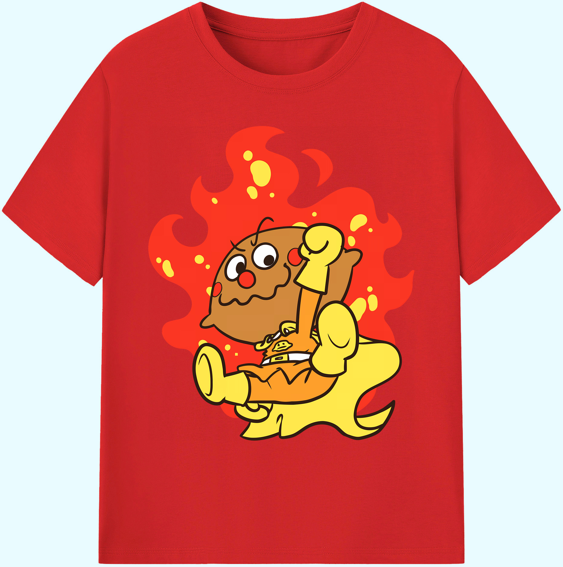 （画像用） アンパンマン Anpanman 綿100％ メンズ半袖Tシャツ｜肌触りやわらか＆通気性