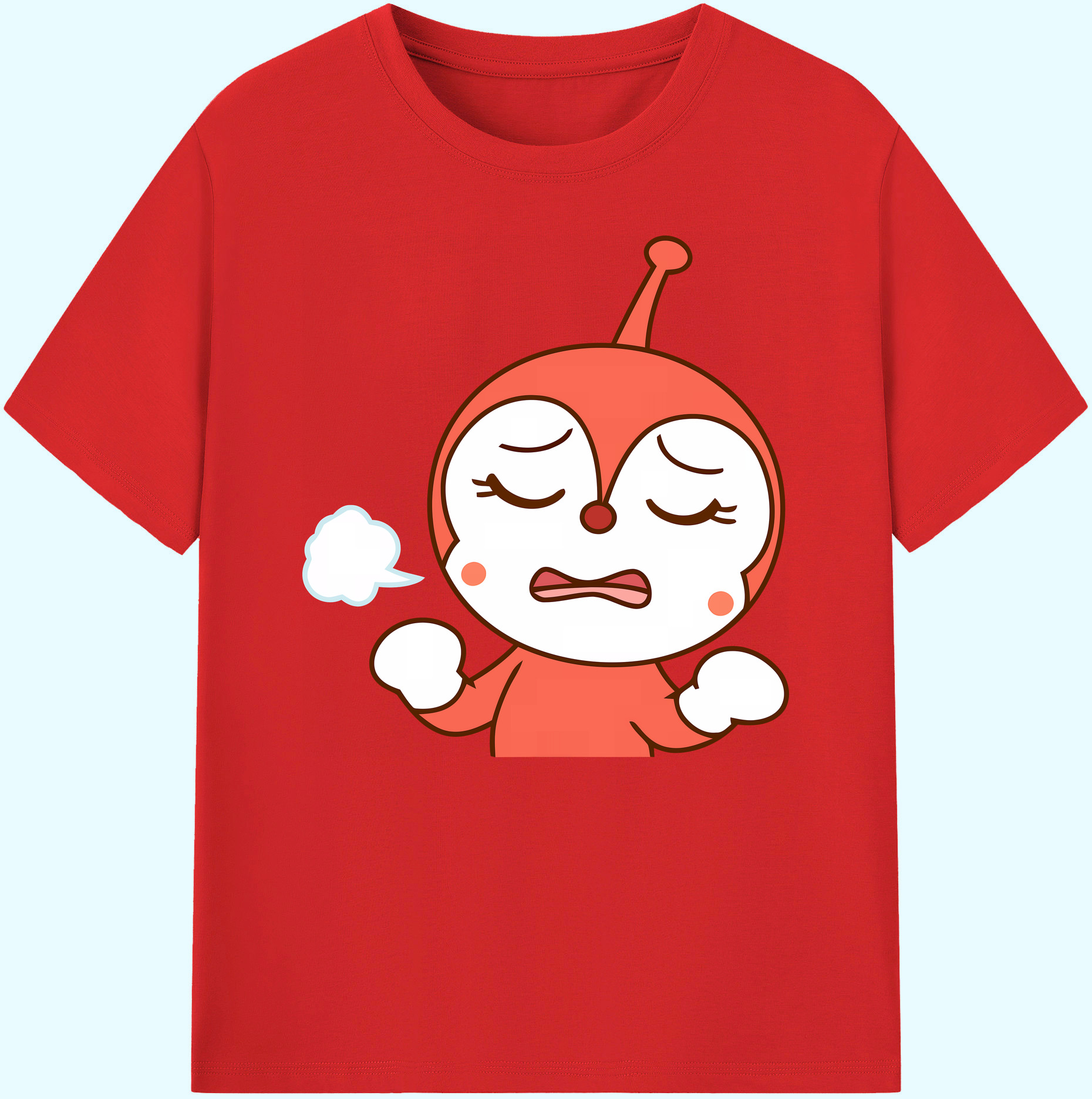 （画像用） アンパンマン Anpanman 綿100％ メンズ半袖Tシャツ｜肌触りやわらか＆通気性