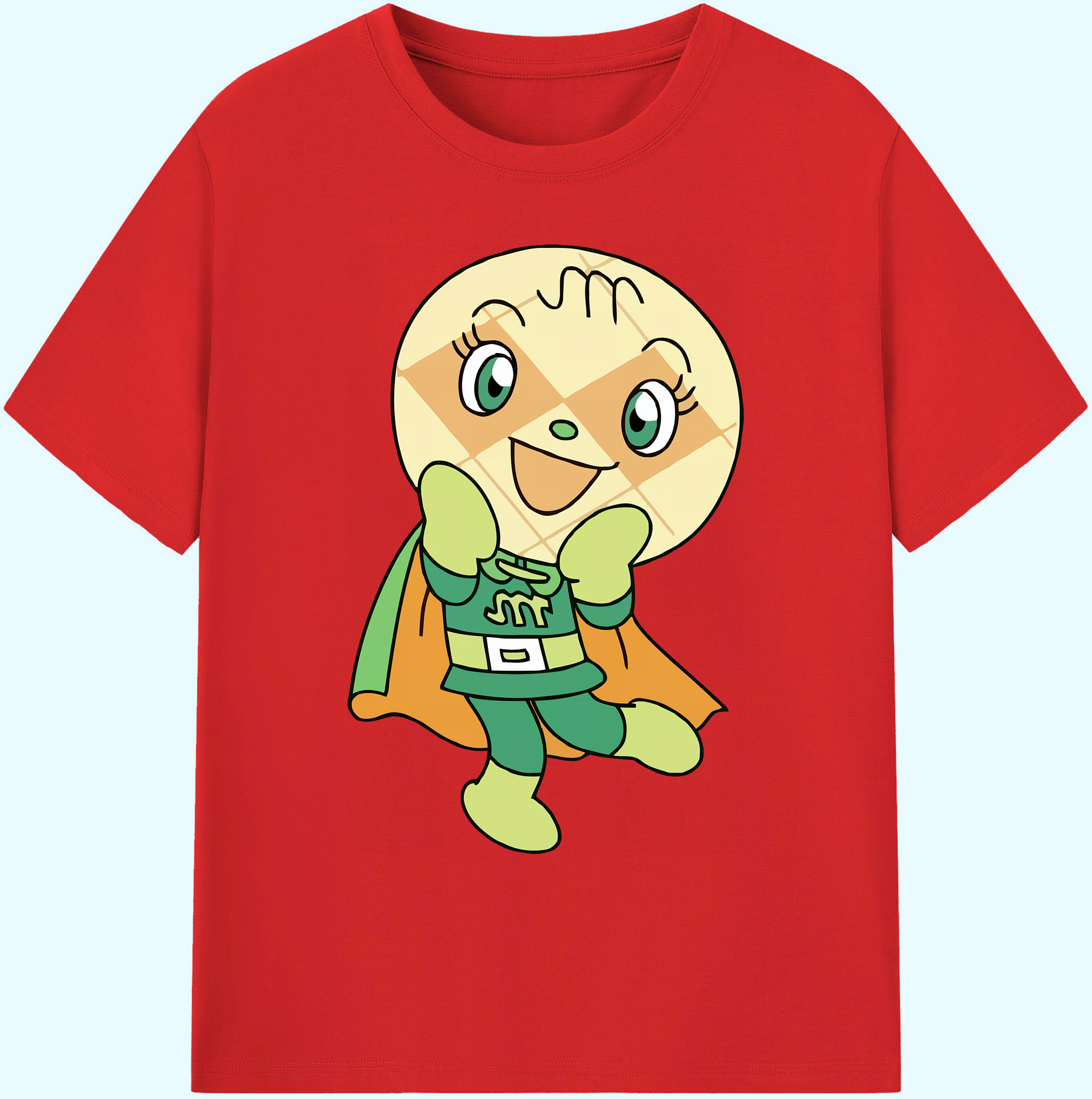 （画像用） アンパンマン Anpanman 綿100％ メンズ半袖Tシャツ｜肌触りやわらか＆通気性