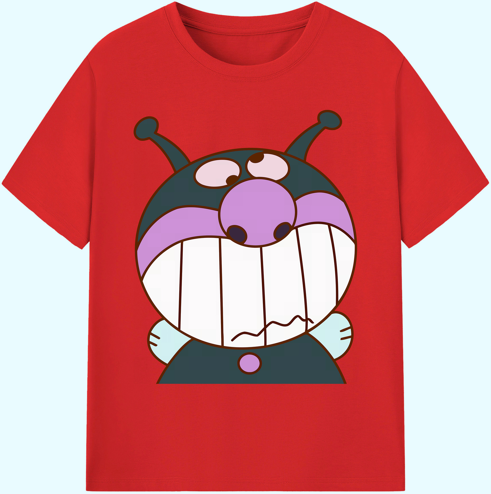 （画像用） アンパンマン Anpanman 綿100％ メンズ半袖Tシャツ｜肌触りやわらか＆通気性
