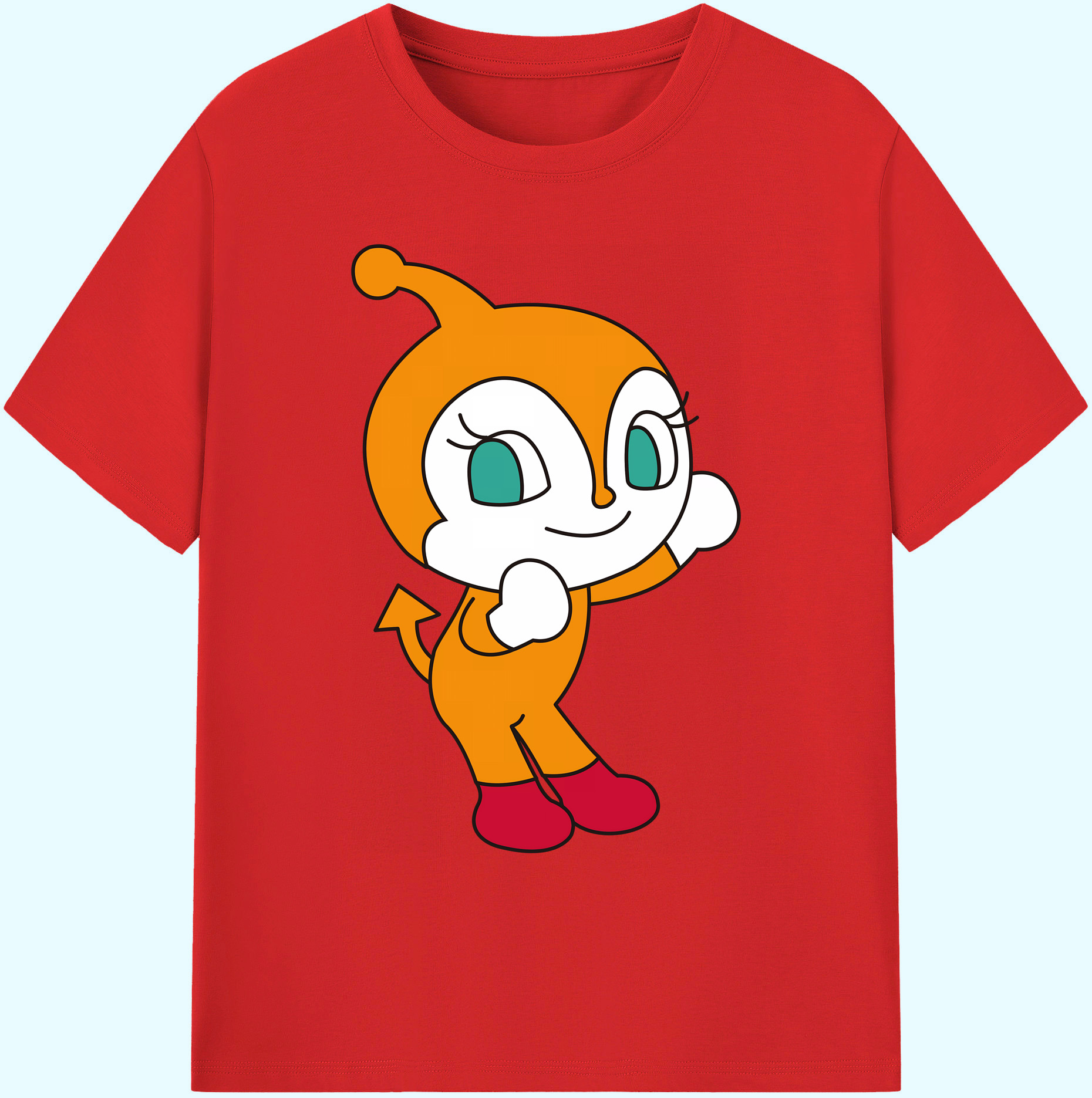 （画像用） アンパンマン Anpanman 綿100％ メンズ半袖Tシャツ｜肌触りやわらか＆通気性