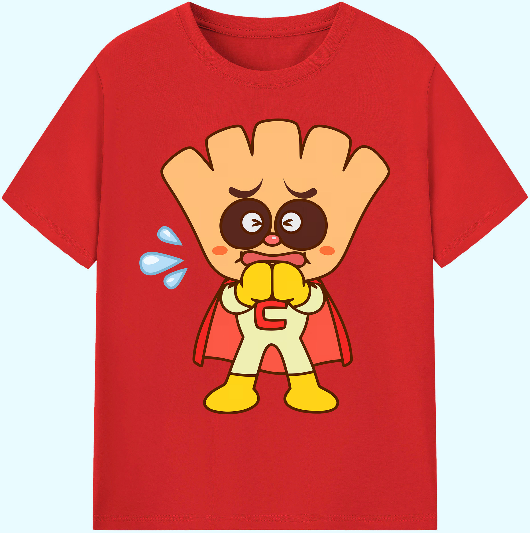 （画像用） アンパンマン Anpanman 綿100％ メンズ半袖Tシャツ｜肌触りやわらか＆通気性