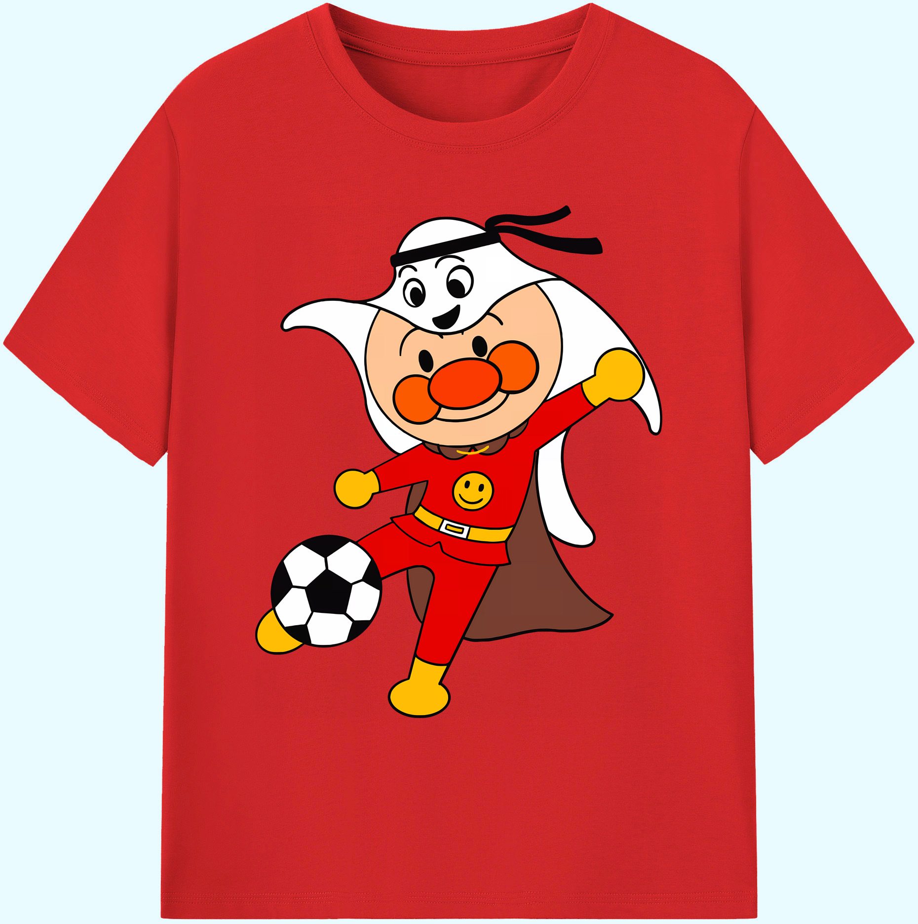 （画像用） アンパンマン Anpanman 綿100％ メンズ半袖Tシャツ｜肌触りやわらか＆通気性