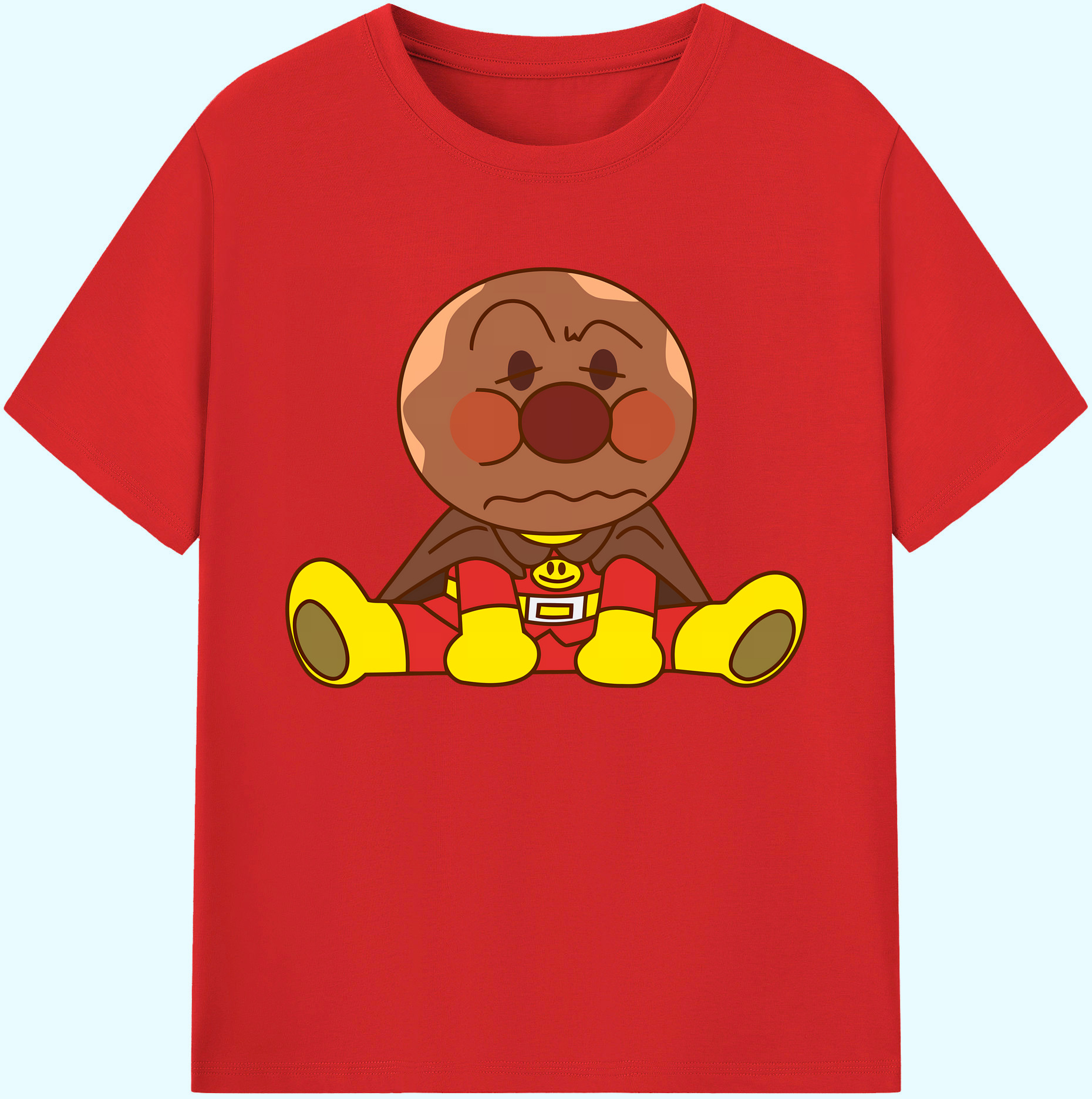 （画像用） アンパンマン Anpanman 綿100％ メンズ半袖Tシャツ｜肌触りやわらか＆通気性
