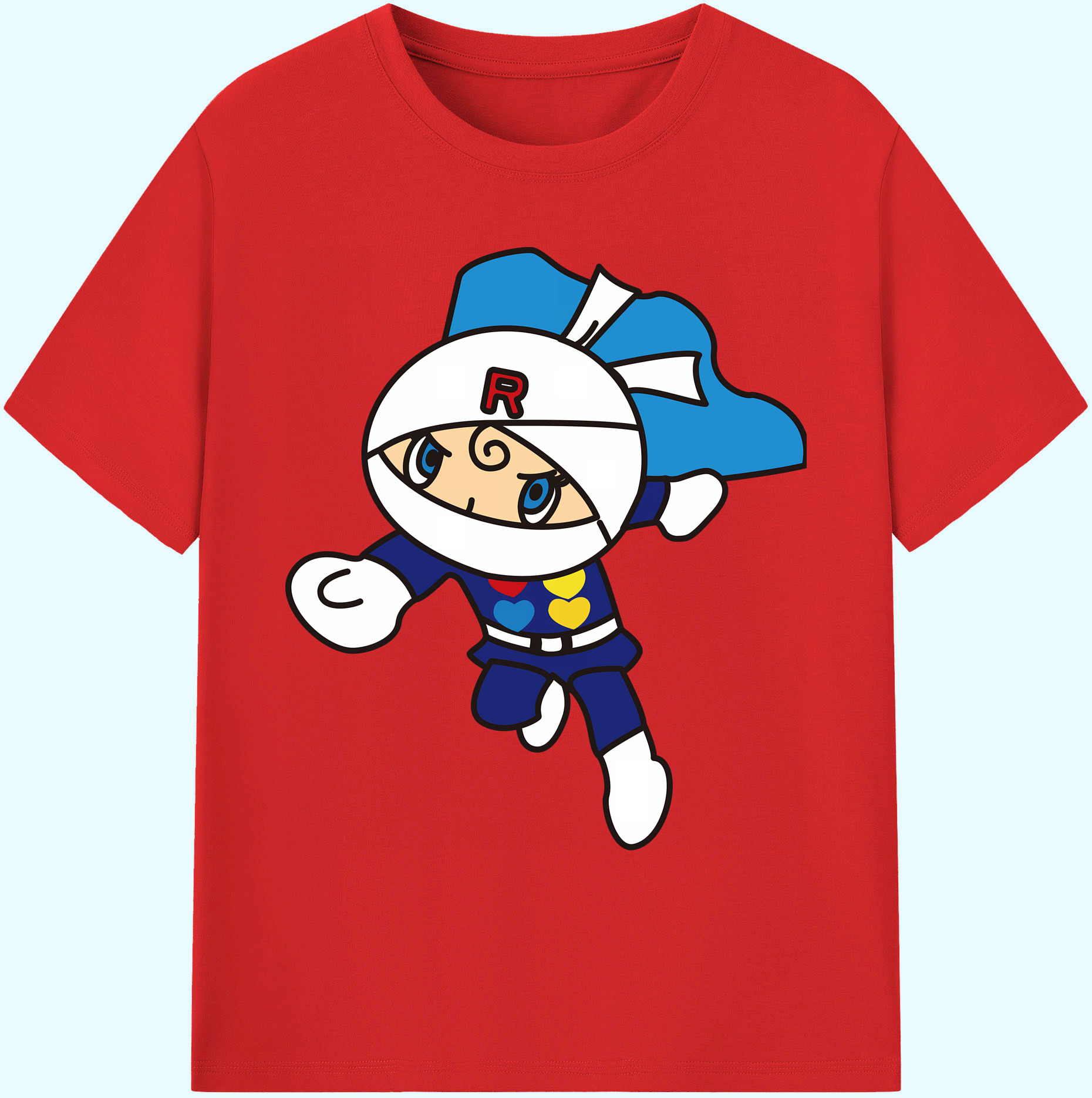 （画像用） アンパンマン Anpanman 綿100％ メンズ半袖Tシャツ｜肌触りやわらか＆通気性