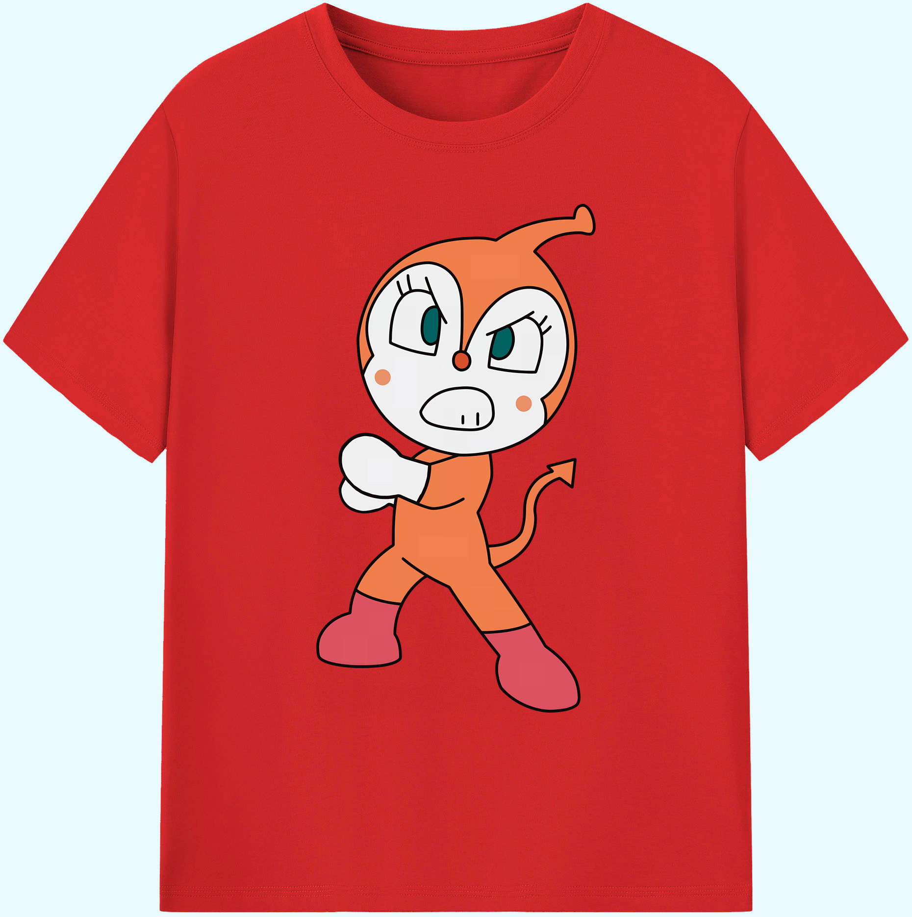 （画像用） アンパンマン Anpanman 綿100％ メンズ半袖Tシャツ｜肌触りやわらか＆通気性