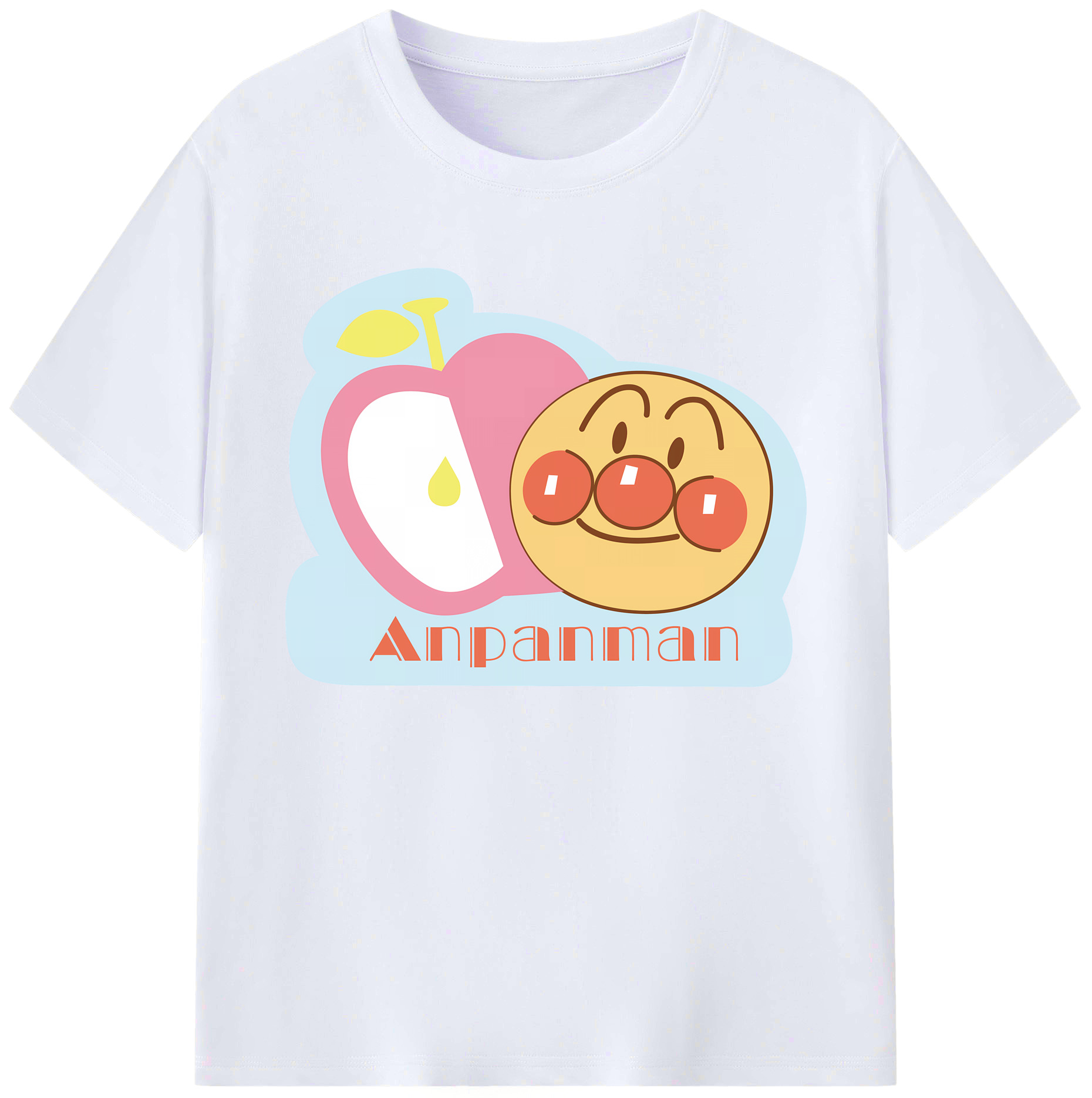 （画像用） アンパンマン Anpanman 綿100％ メンズ半袖Tシャツ｜肌触りやわらか＆通気性