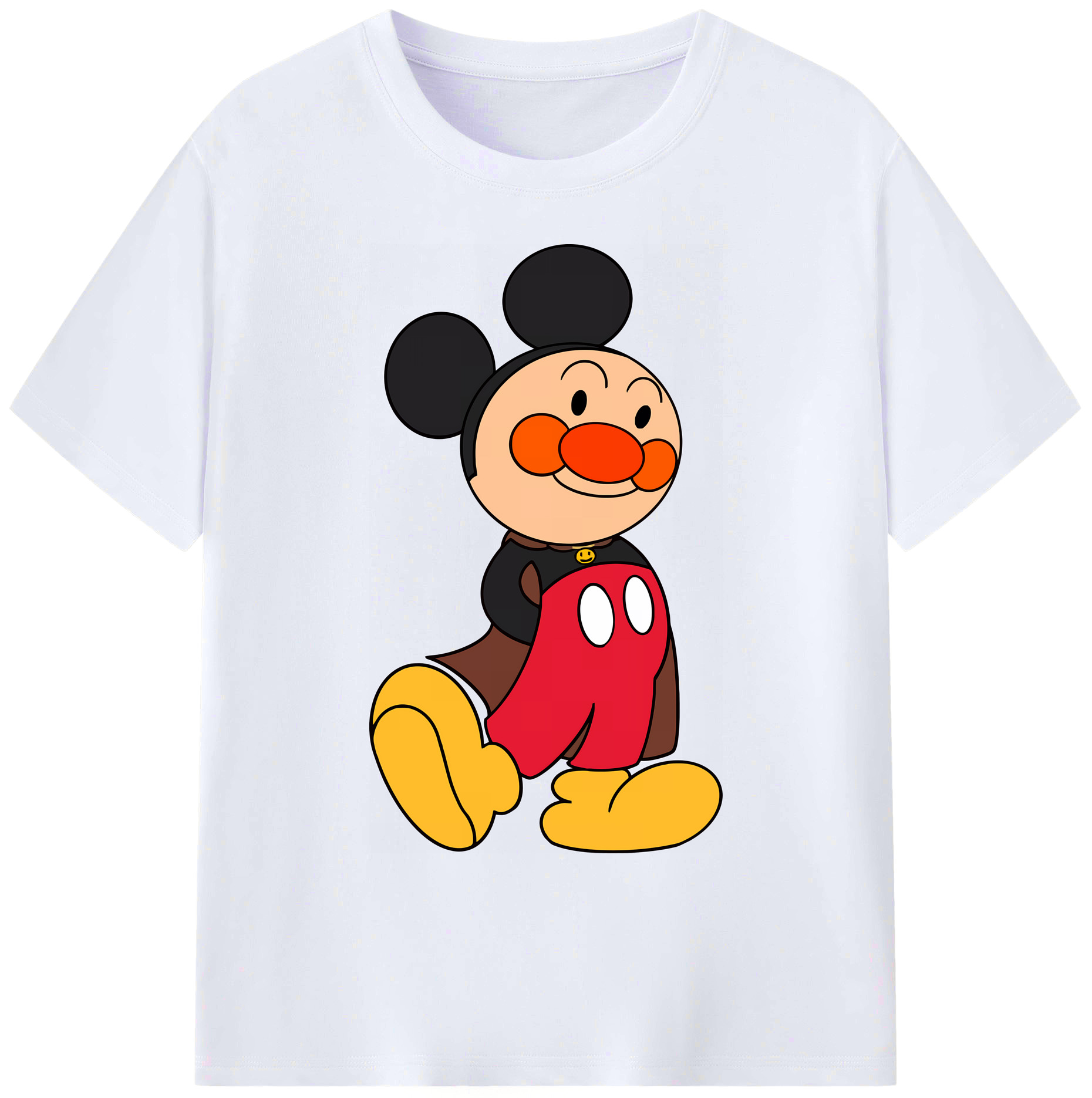 （画像用） アンパンマン Anpanman 綿100％ メンズ半袖Tシャツ｜肌触りやわらか＆通気性