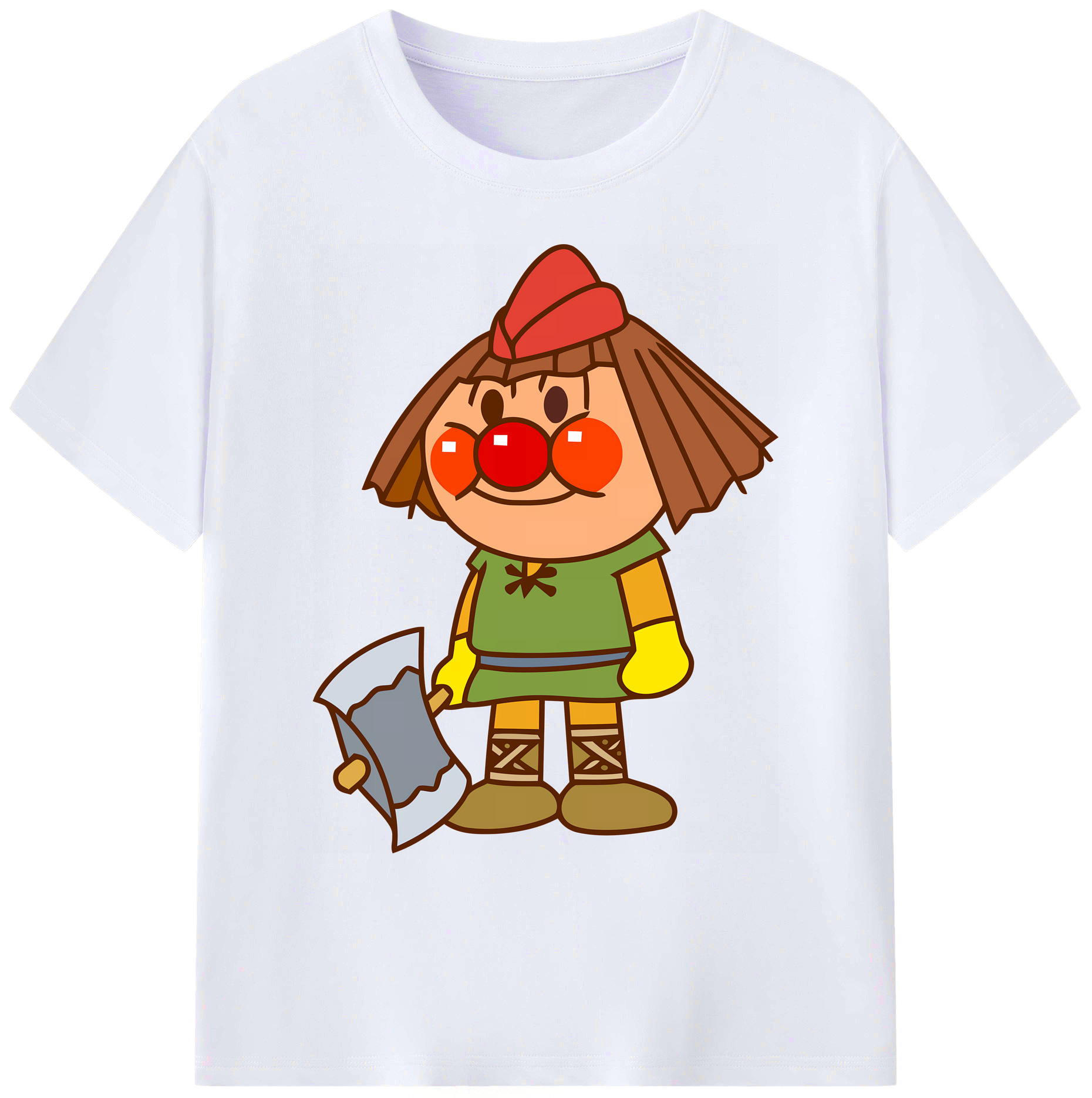 （画像用） アンパンマン Anpanman 綿100％ メンズ半袖Tシャツ｜肌触りやわらか＆通気性