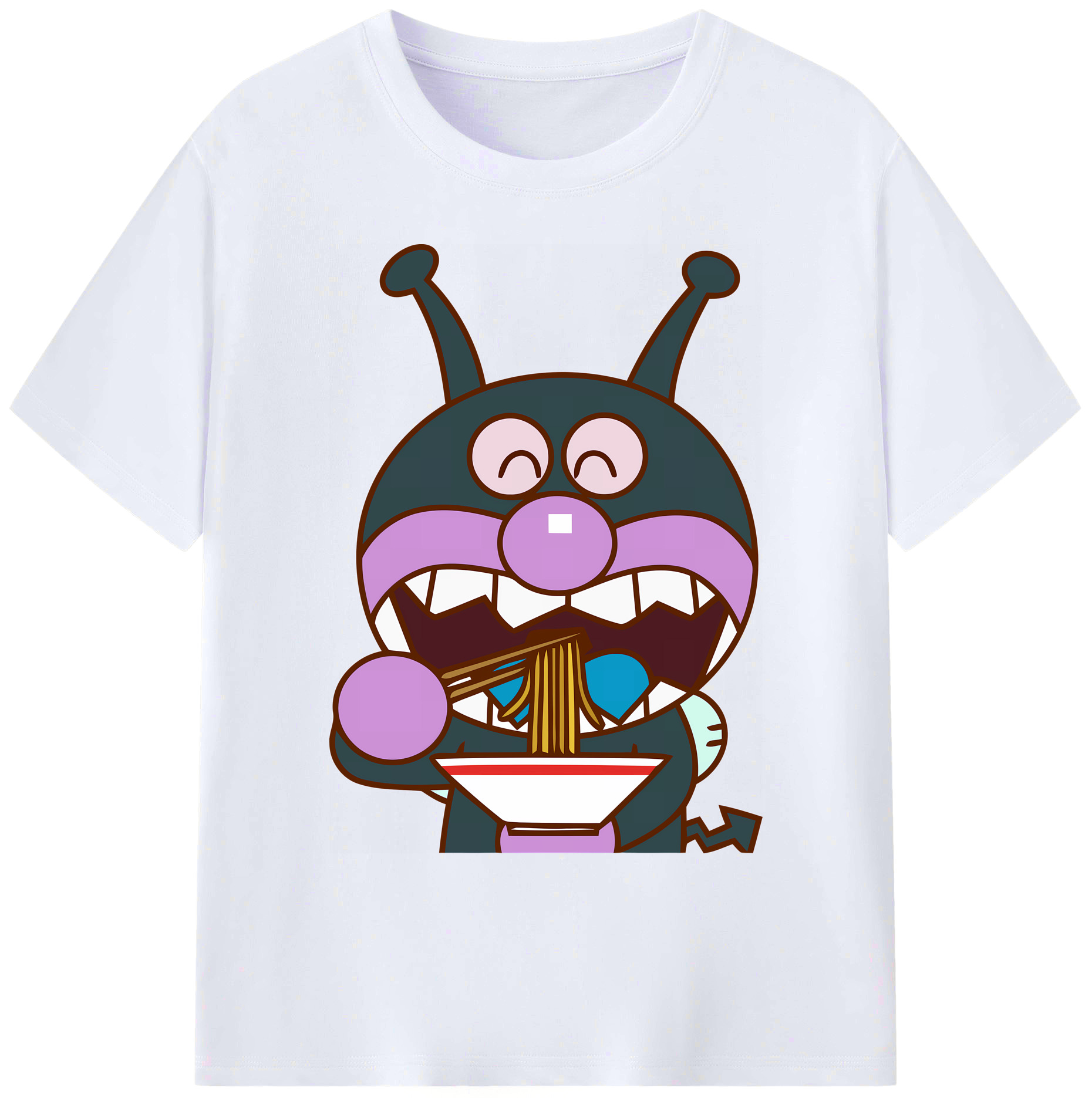 （画像用） アンパンマン Anpanman 綿100％ メンズ半袖Tシャツ｜肌触りやわらか＆通気性