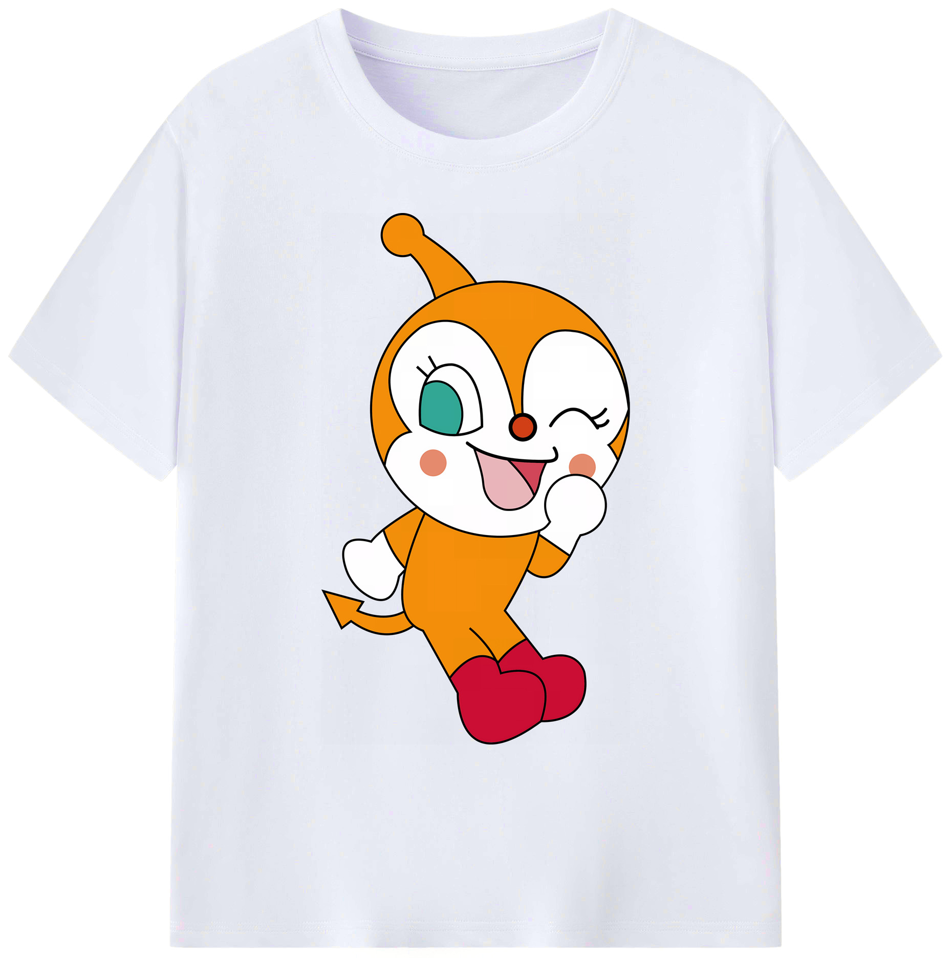 （画像用） アンパンマン Anpanman 綿100％ メンズ半袖Tシャツ｜肌触りやわらか＆通気性