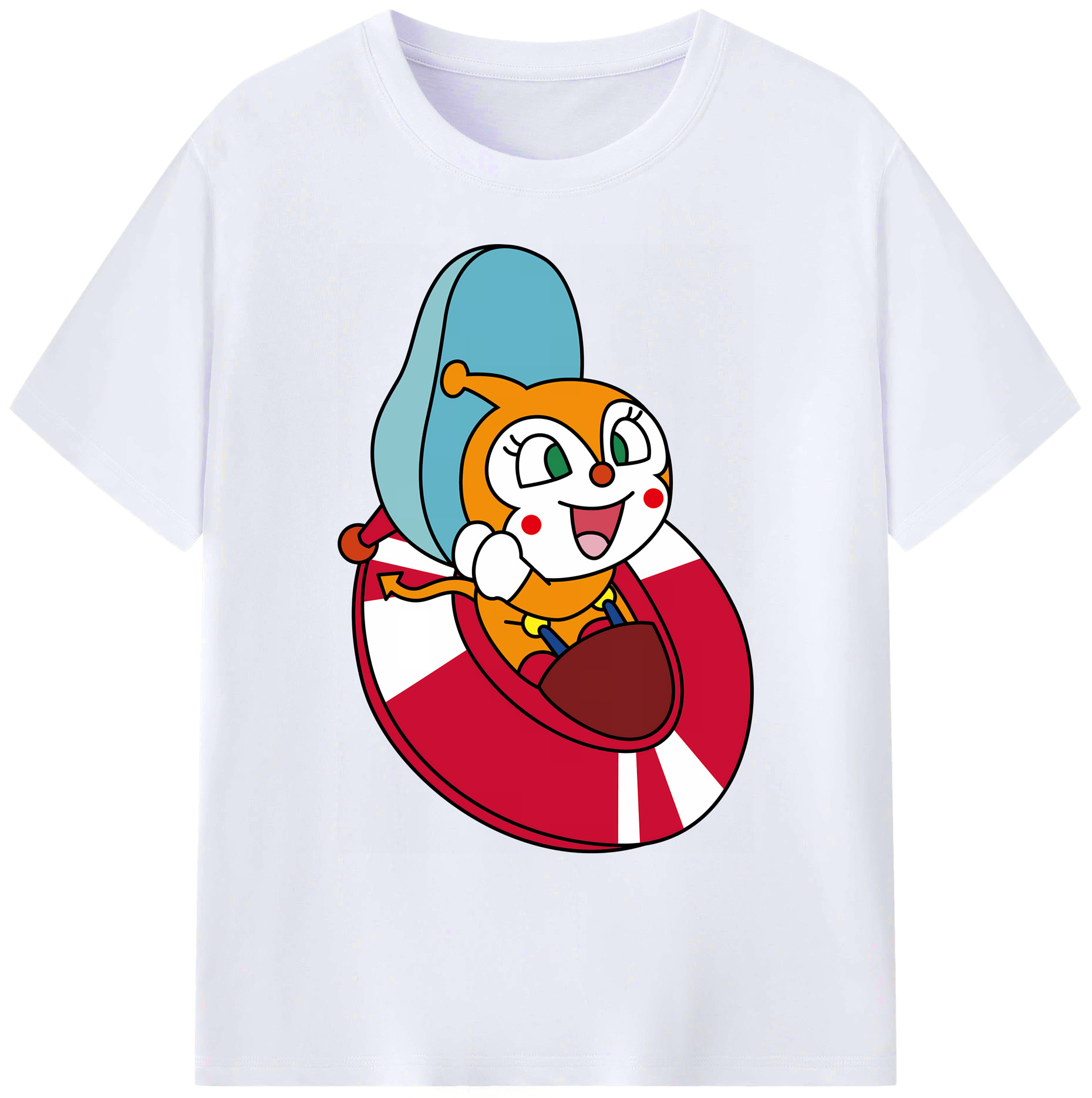（画像用） アンパンマン Anpanman 綿100％ メンズ半袖Tシャツ｜肌触りやわらか＆通気性