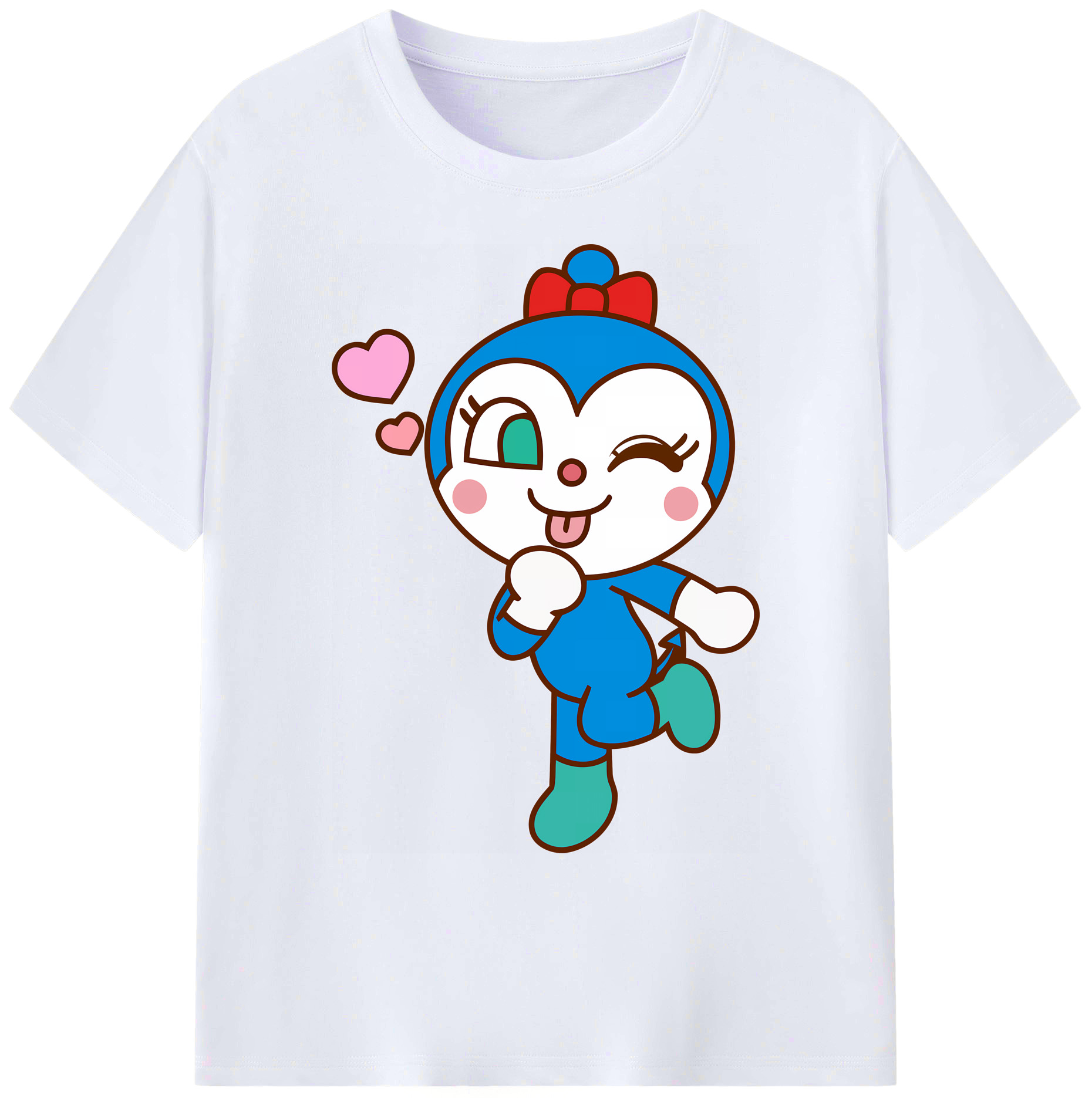 （画像用） アンパンマン Anpanman 綿100％ メンズ半袖Tシャツ｜肌触りやわらか＆通気性