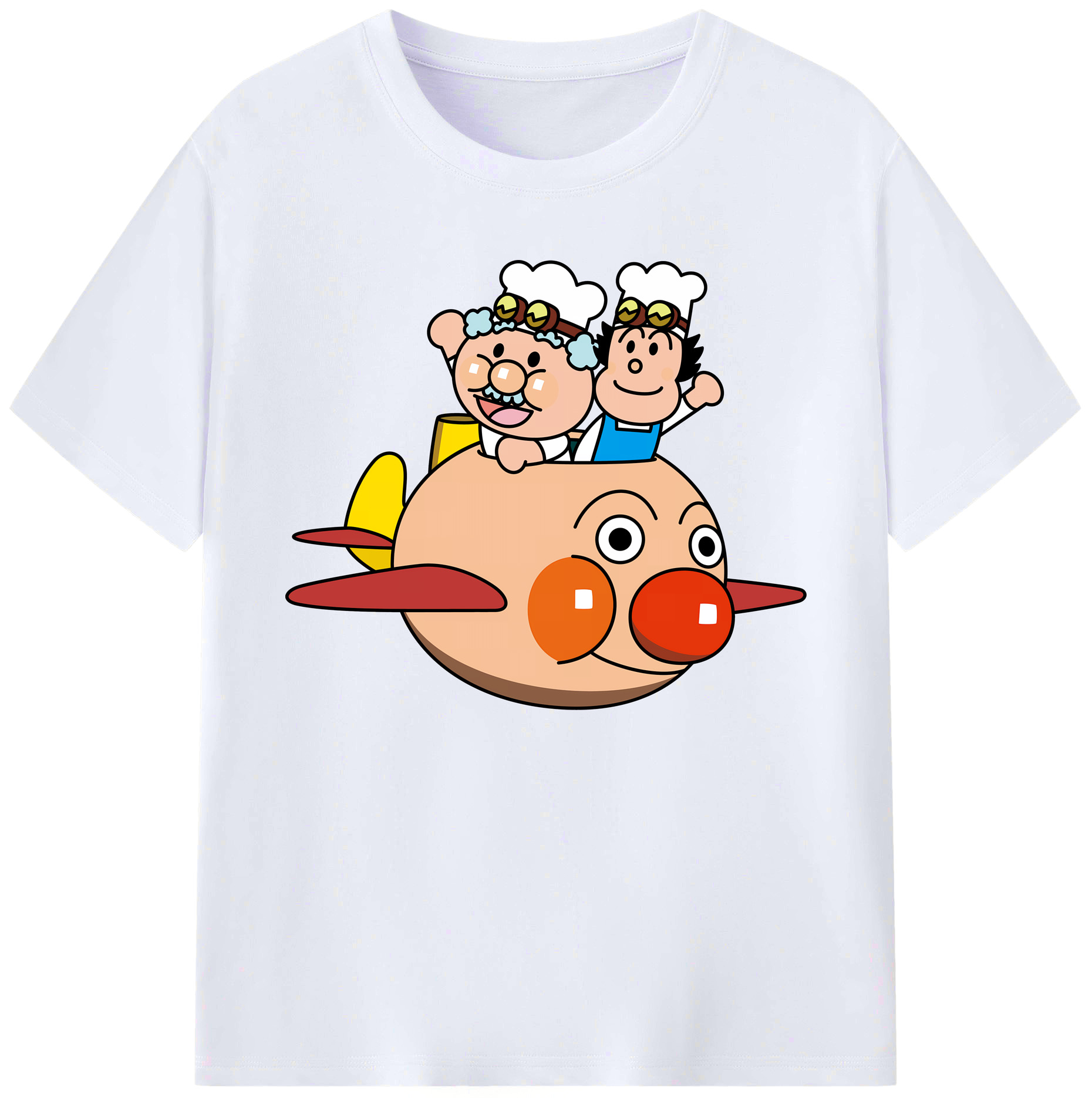 （画像用） アンパンマン Anpanman 綿100％ メンズ半袖Tシャツ｜肌触りやわらか＆通気性