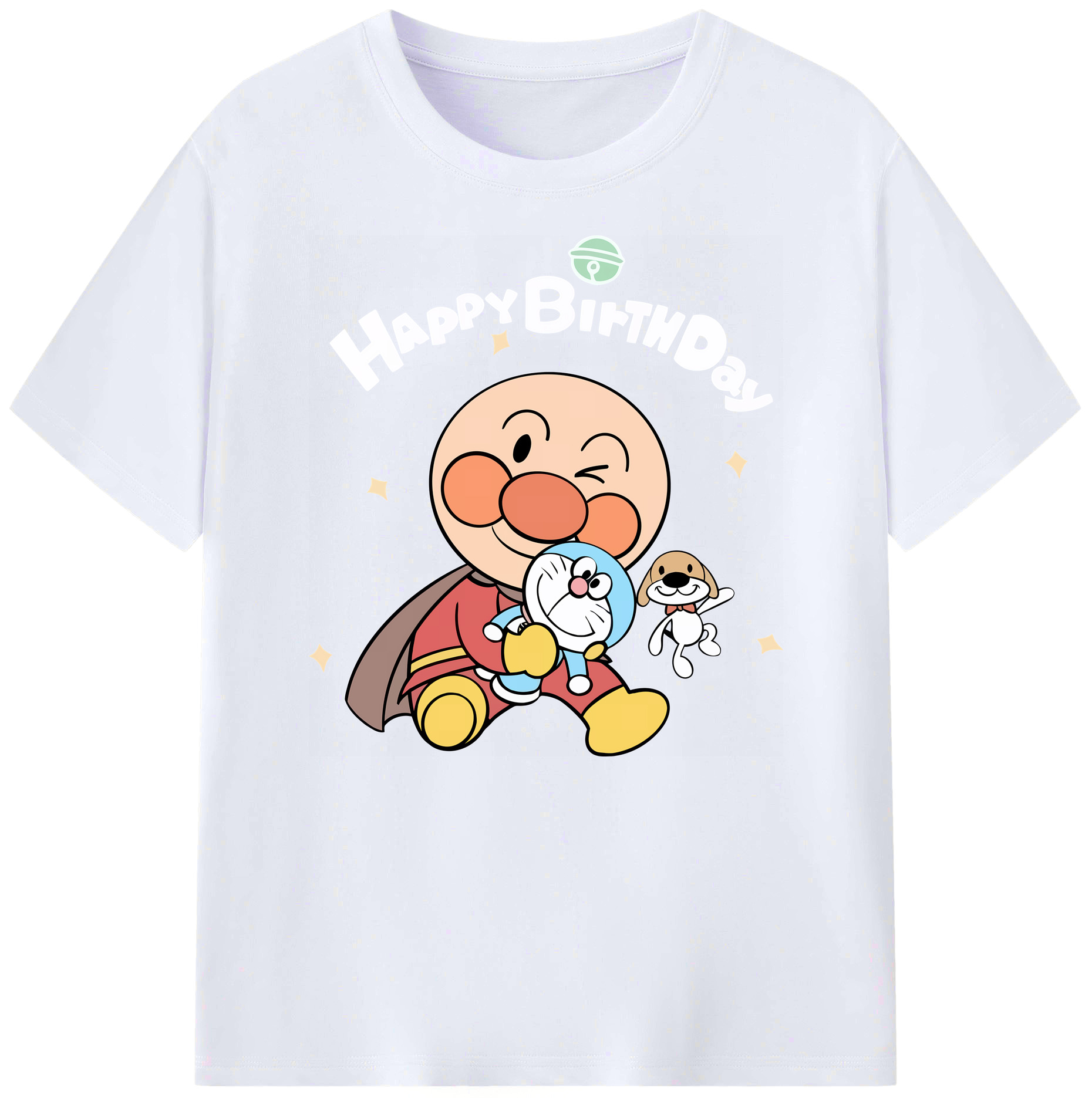 （画像用） アンパンマン Anpanman 綿100％ メンズ半袖Tシャツ｜肌触りやわらか＆通気性