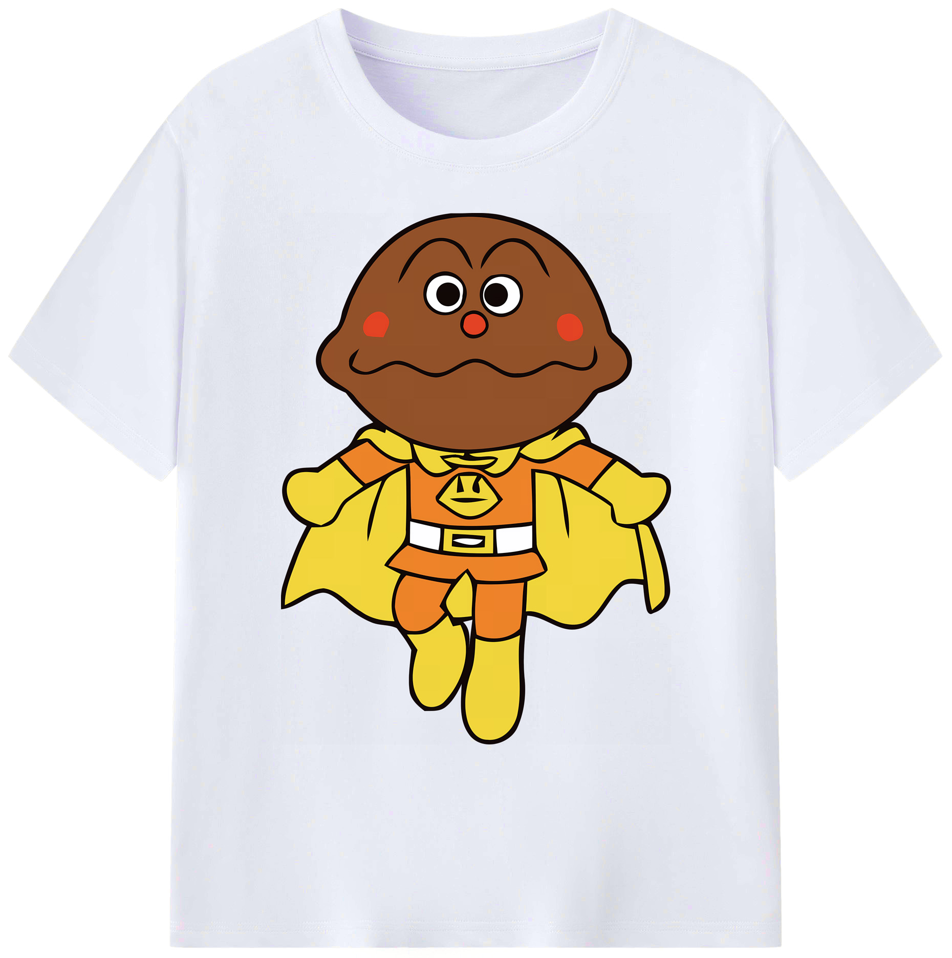 （画像用） アンパンマン Anpanman 綿100％ メンズ半袖Tシャツ｜肌触りやわらか＆通気性