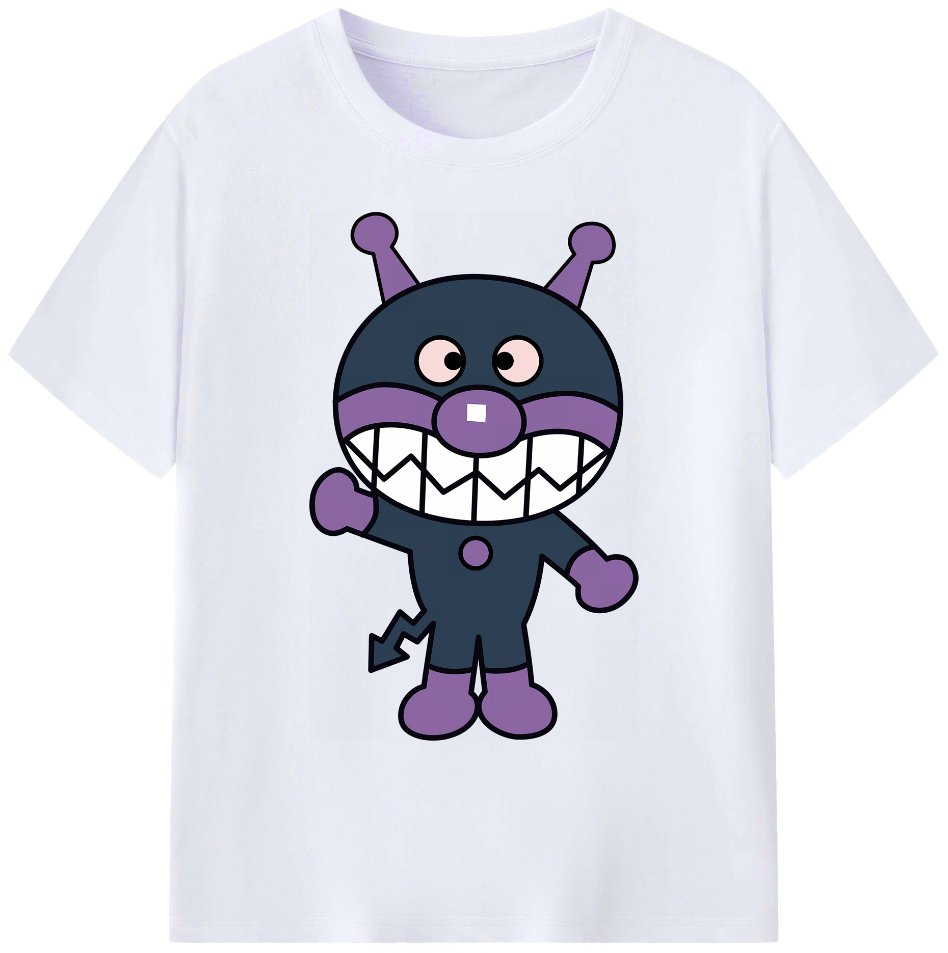 （画像用） アンパンマン Anpanman 綿100％ メンズ半袖Tシャツ｜肌触りやわらか＆通気性