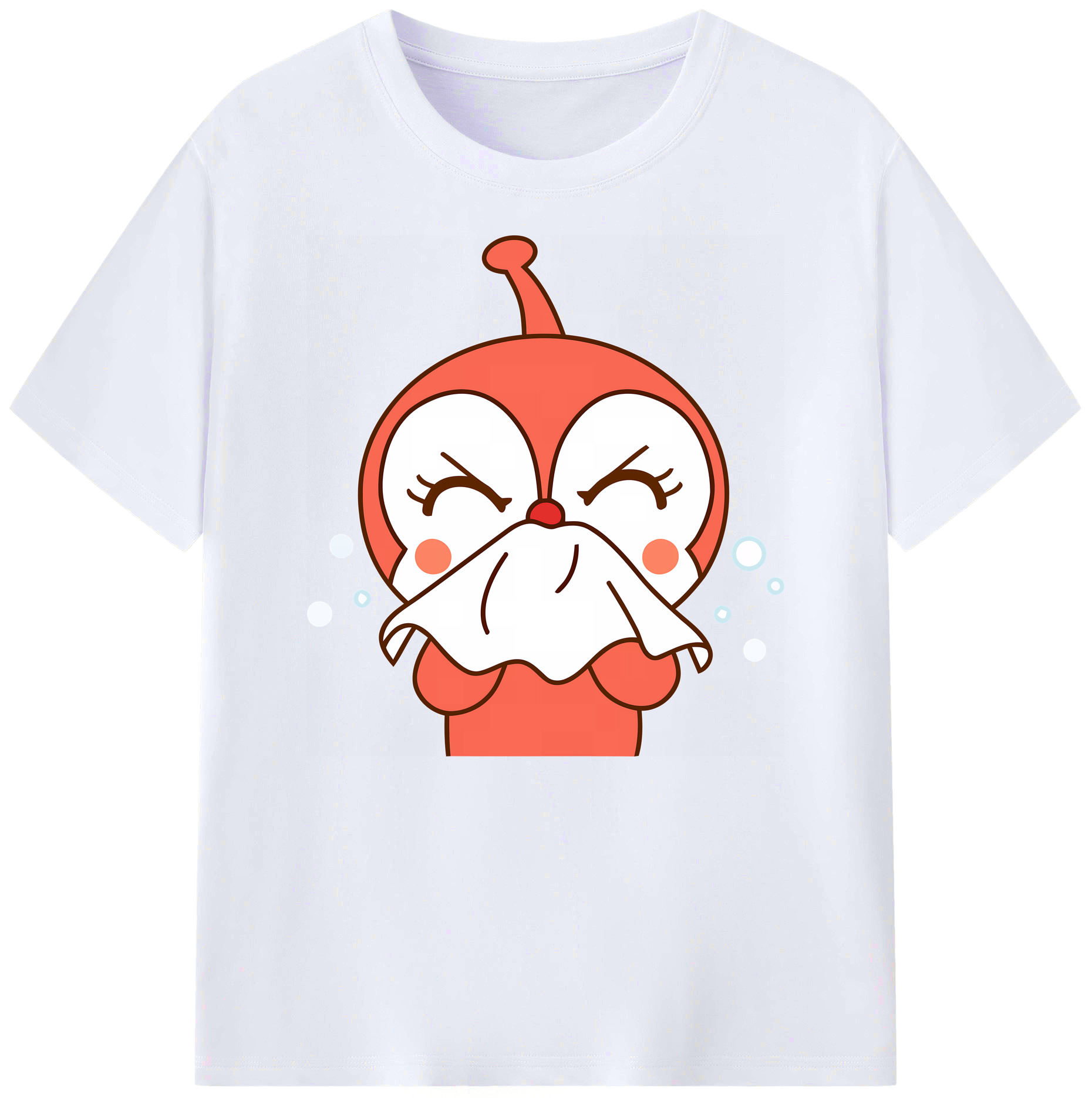（画像用） アンパンマン Anpanman 綿100％ メンズ半袖Tシャツ｜肌触りやわらか＆通気性